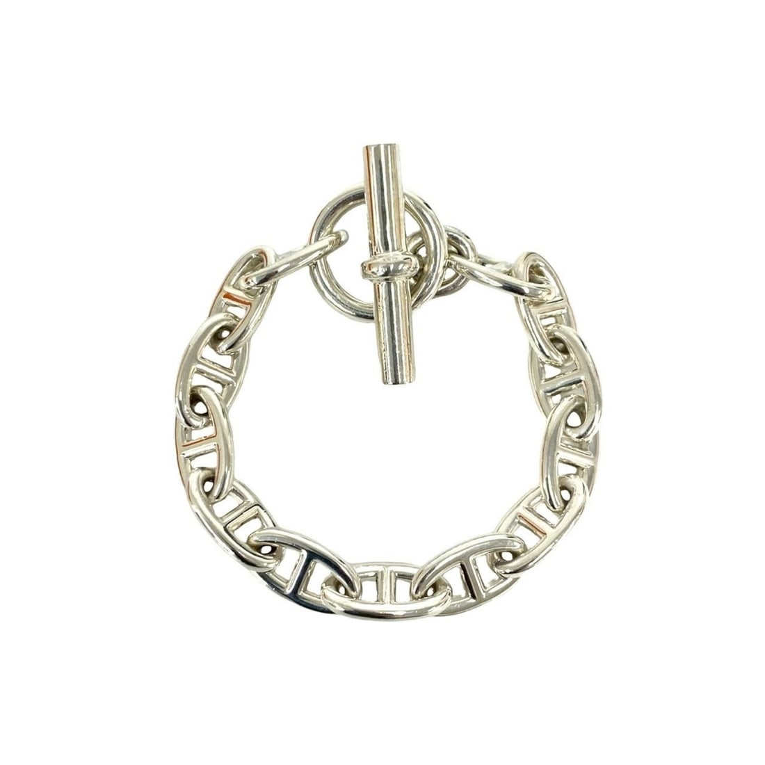 HERMES Chaine d'Ancre GM 13-link bracelet, sterling silver (925), accessory, silver, item number: --- Catalog ---Category: SizeLength: 21.3cm / 8.38''Category: DesignType: Charm braceletColor: SilverGender: WomenMaterial: Silver 925Category: GeneralBrand: Hermes--- Item List ---Section: ConditionR