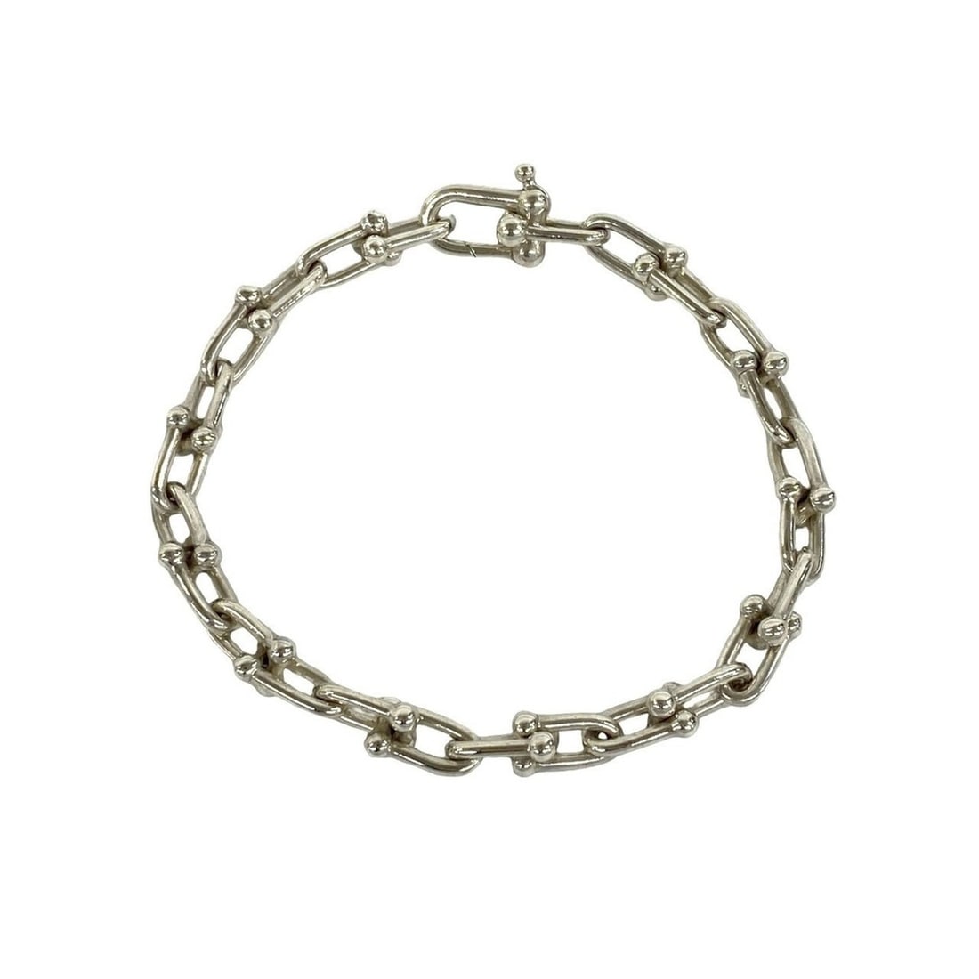 TIFFANY&Co. Tiffany HardWear Small Link Bracelet, 26 links, Sterling Silver 925, Accessory, Silver,: --- Catalog ---Category: SizeLength: 18.7cm / 7.36''Category: DesignType: Charm braceletColor: SilverGender: WomenMaterial: Silver 925Category: GeneralBrand: Tiffany--- Item List ---Section: Condition