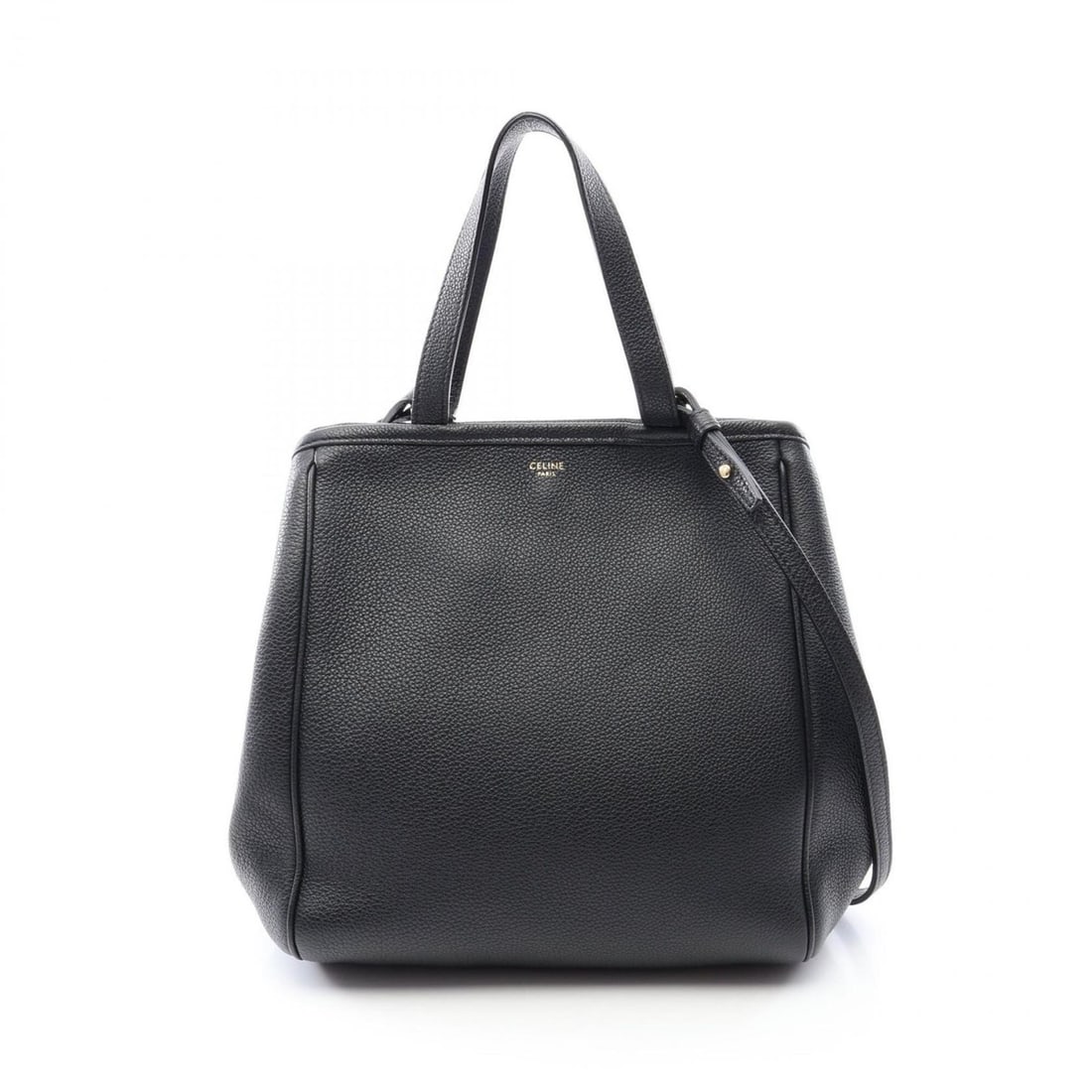 Celine Small Fold Cabas 2-Way Tote Bag/Handbag, Leather, Women's, Black (194073): --- Catalog ---Category: SizeSize (HxWxD): 24cm x 24cm x 12.5cm / 9.44'' x 9.44'' x 4.92''Category: DesignType: Handbag, Tote bagColor: BlackGender: WomenMaterial: Leather Category: GeneralMPN: 194073