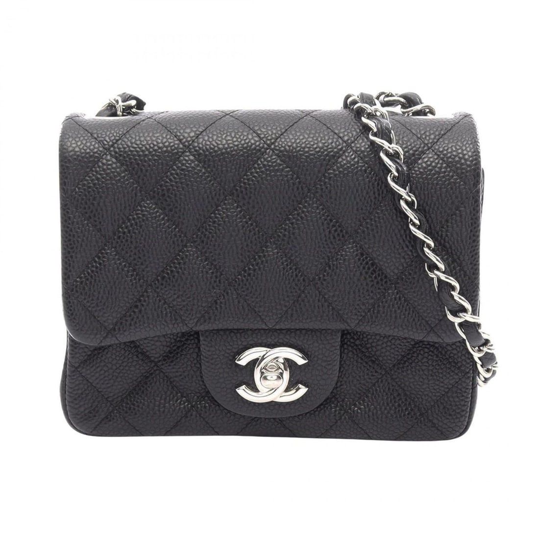 Chanel Mini Matelassé Shoulder Bag/Handbag, Caviar Leather (Grained Calfskin), Women's, Black,: --- Catalog ---Category: SizeSize (HxWxD): 13cm x 17cm x 8cm / 5.11'' x 6.69'' x 3.14''Category: DesignType: Handbag, Shoulder bagColor: BlackGender: WomenMaterial: Grained Calfskin Category: GeneralM