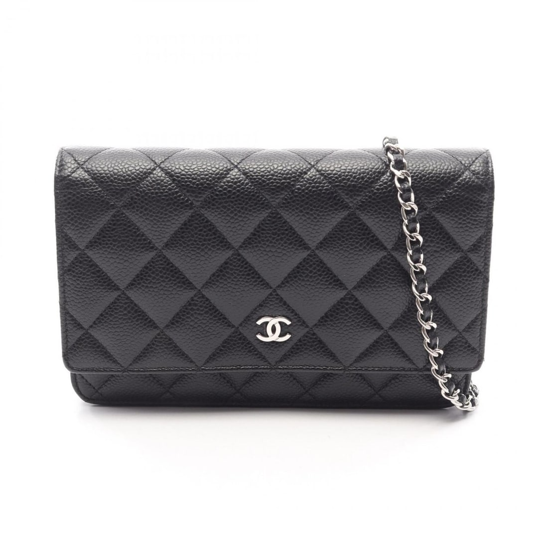 Chanel Matelassé Shoulder Bag/Handbag, Caviar Leather (Grained Calfskin), Women's, Black, AP0250: --- Catalog ---Category: SizeSize (HxWxD): 12cm x 19cm x 3.5cm / 4.72'' x 7.48'' x 1.37''Category: DesignType: Handbag, Shoulder bagColor: BlackGender: WomenMaterial: Grained Calfskin Category: Genera