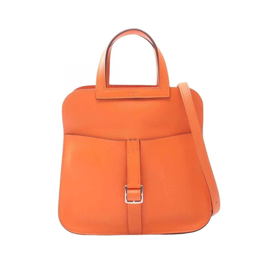 Hermes HERMES Arzan Mini 2-Way Handbag, Veau Swift Leather, Women's, Orange: --- Catalog ---Category: SizeSize (HxWxD): 20cm x 21cm x 7cm / 7.87'' x 8.26'' x 2.75''Category: DesignType: HandbagColor: OrangeGender: WomenMaterial: Swift leather Category: GeneralBrand: Hermes--- 