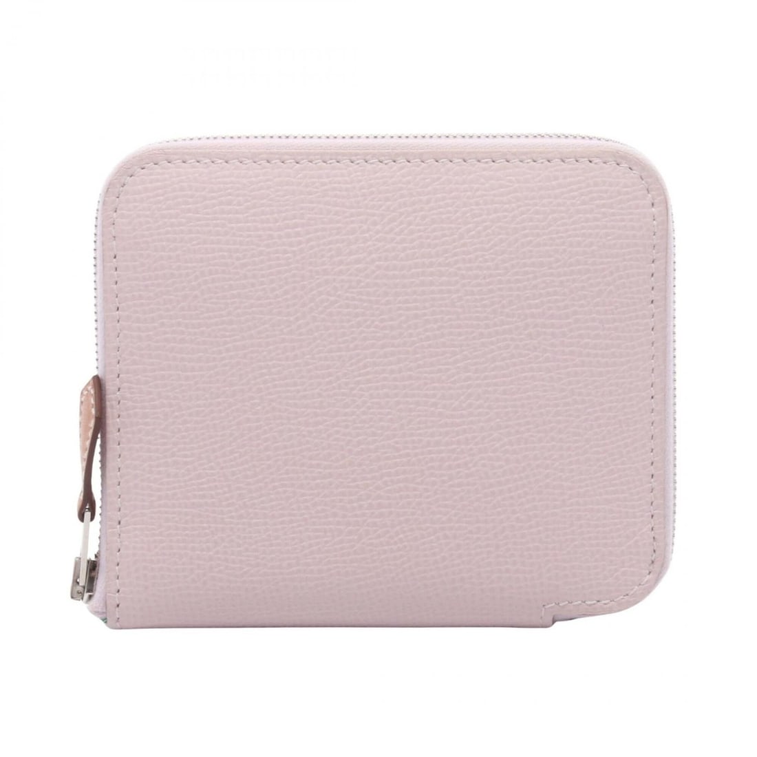 Hermes Azap Compact Silk In Round Wallet, Leather, Calfskin (Cowhide), Veau Epsom, Pink: --- Catalog ---Category: SizeSize (HxWxD): 9.5cm x 11cm x 1.5cm / 3.74'' x 4.33'' x 0.59''Category: DesignType: Wallet (bi-fold)Color: PinkGender: WomenMaterial: Epsom leather Category: GeneralBrand: 
