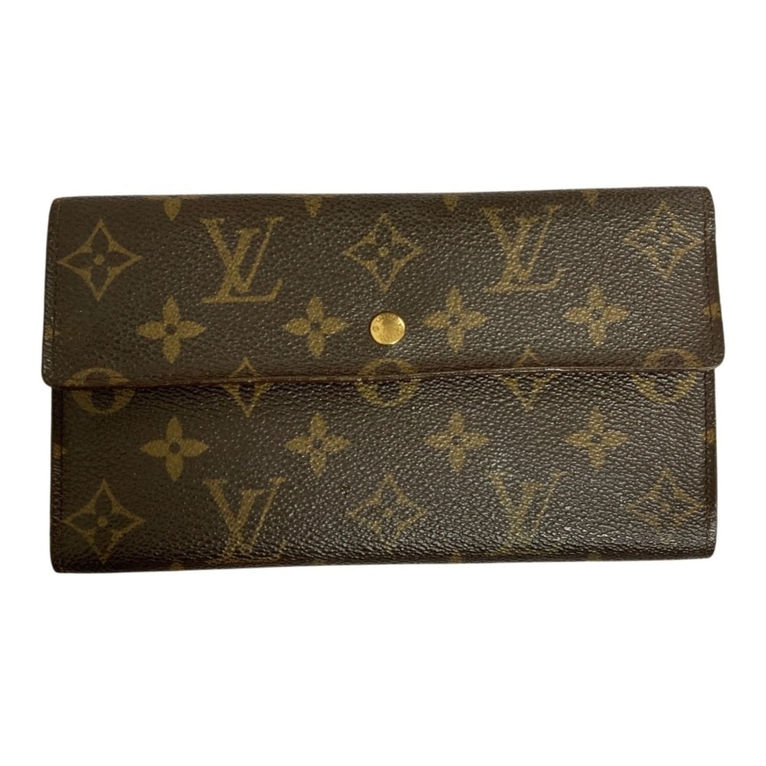 LOUIS VUITTON Louis Vuitton Monogram Portefeuille Tresor International Long Wallet M61215 Brown: --- Catalog ---Category: SizeSize (HxWxD): 11cm x 19cm x 1cm / 4.33'' x 7.48'' x 0.39''Category: DesignType: Long wallet (bi-fold)Color: Brown, MonogramGender: WomenMaterial: Monogram Category: Genera