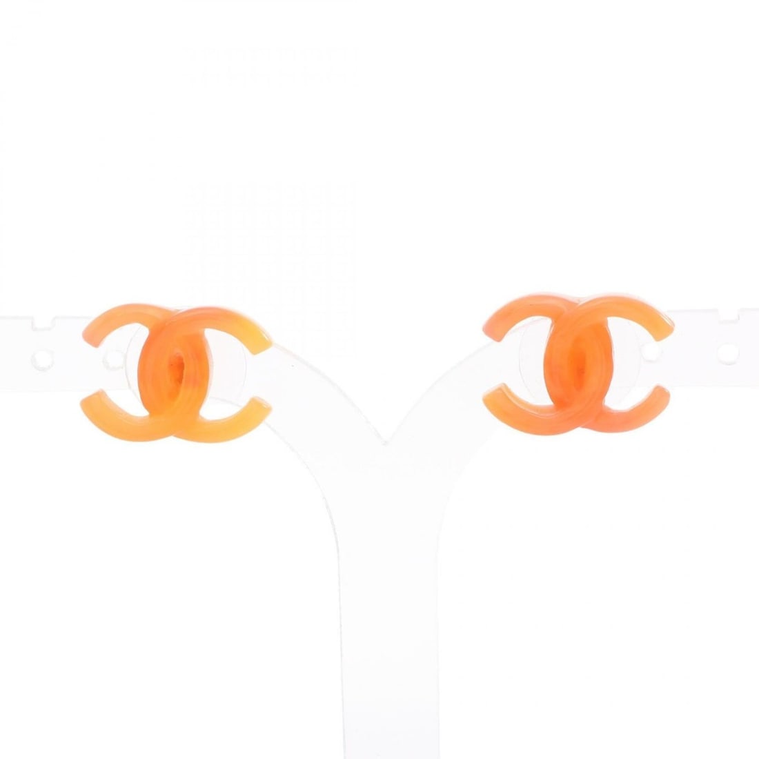 Chanel CHANEL 04P Coco Mark Earrings Jewelry Stainless Steel Plastic Women's Orange: --- Catalog ---Category: DesignType: Stud earringsColor: OrangeGender: WomenMaterial: Plastic, Stainless steelCategory: GeneralBrand: Chanel--- Item List ---Section: ConditionRanking: Rank A Used - A 
