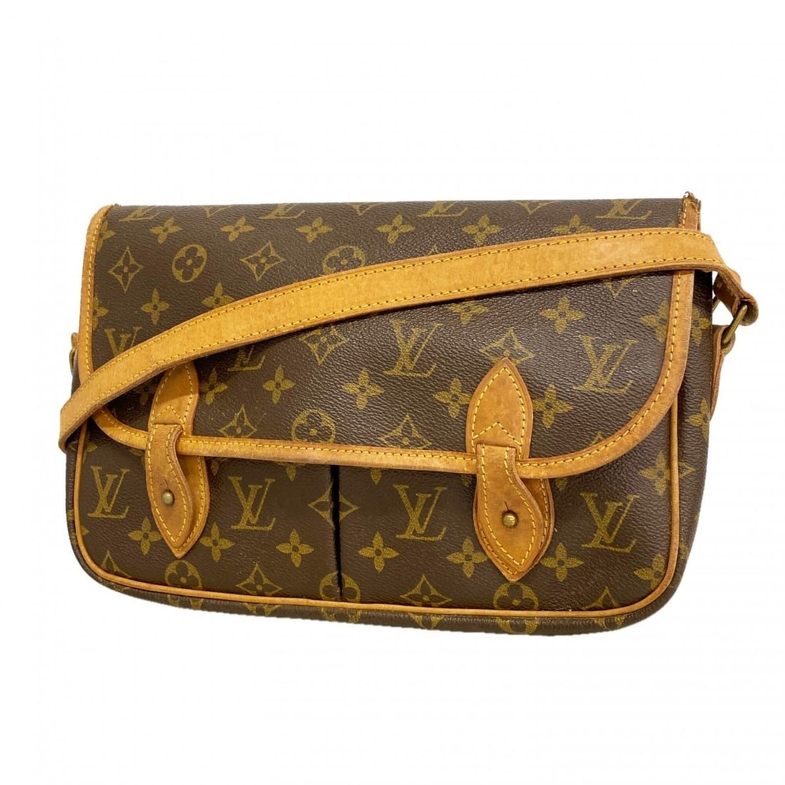Louis Vuitton Monogram Gibeciere MM Shoulder Bag M42247 Brown Women's: --- Catalog ---Category: SizeSize (HxWxD): 18cm x 30cm x 9cm / 7.08'' x 11.81'' x 3.54''Category: DesignType: Shoulder bagColor: BrownGender: WomenCategory: GeneralMPN: M42247Brand: Louis Vuitton--- I