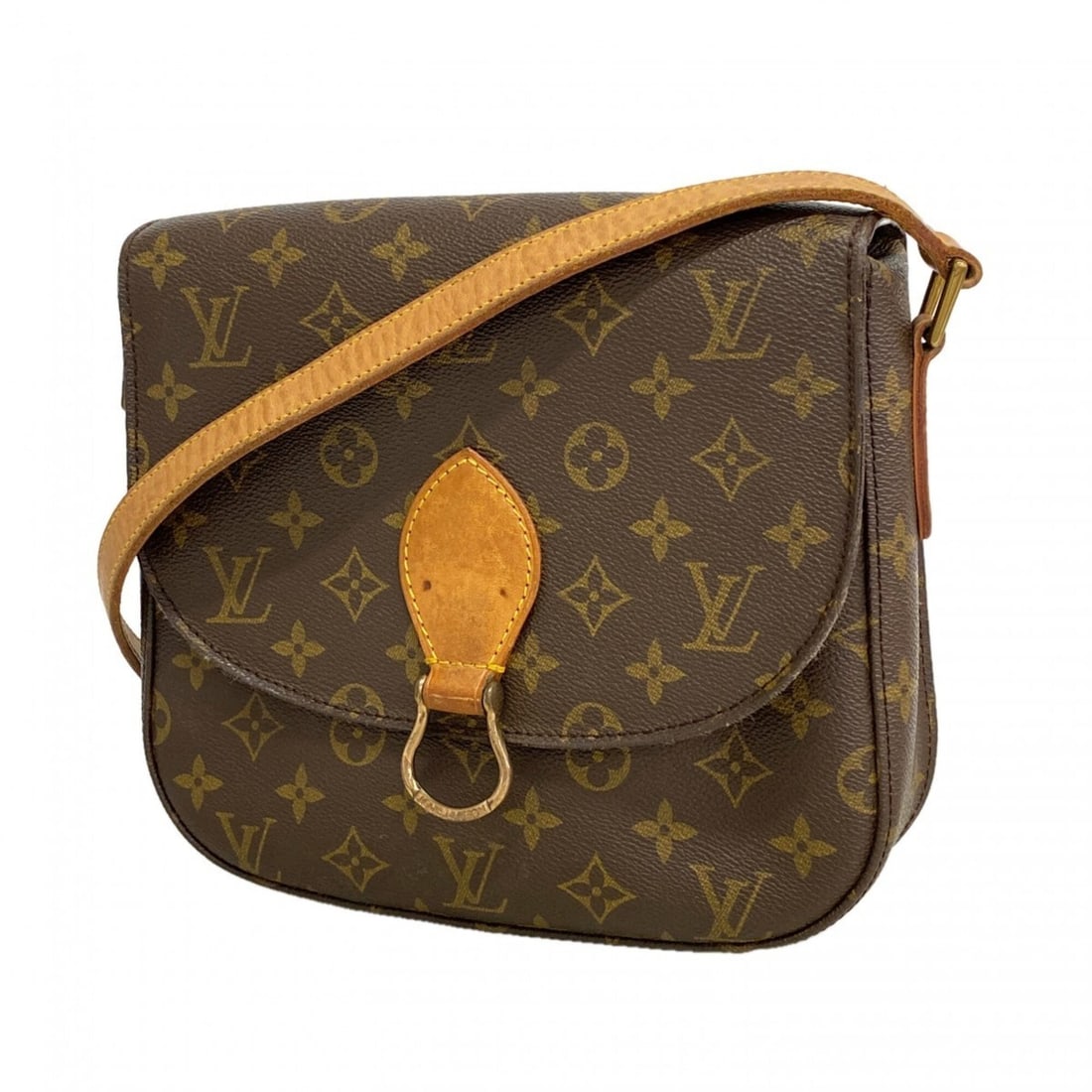 Louis Vuitton Monogram Saint Cloud GM Shoulder Bag M51242 Brown Women's: --- Catalog ---Category: SizeSize (HxWxD): 21cm x 24cm x 6.5cm / 8.26'' x 9.44'' x 2.55''Category: DesignType: Shoulder bagColor: BrownGender: WomenCategory: GeneralMPN: M51242Brand: Louis Vuitton--- 