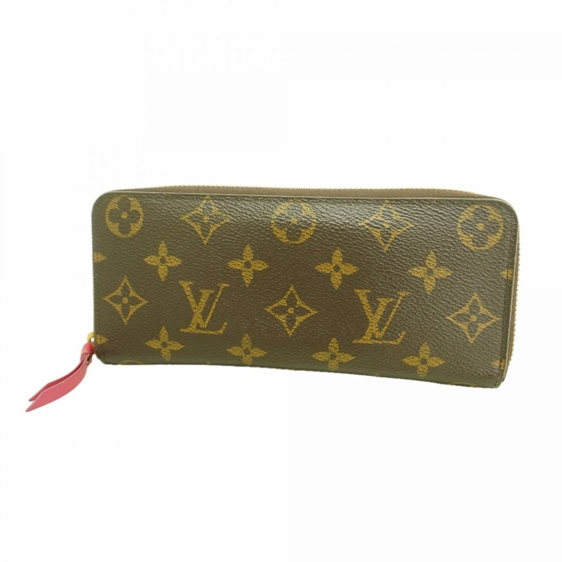 Louis Vuitton Monogram Portefeuille Clemence Long Wallet M60742 Brown Fuchsia Women's: --- Catalog ---Category: SizeSize (HxWxD): 9cm x 19.5cm x 2cm / 3.54'' x 7.67'' x 0.78''Category: DesignType: Long wallet (bi-fold)Color: Brown, FuchsiaGender: WomenCategory: GeneralMPN: M60742Brand: 