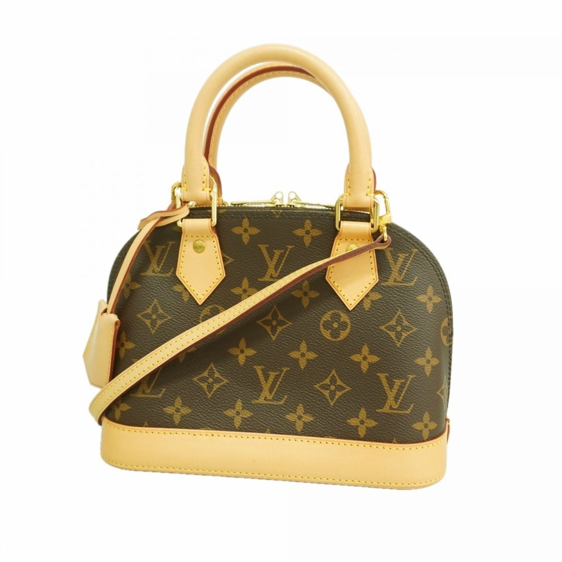 Louis Vuitton Alma BB Monogram Handbag M53152 Brown 2-way bag for women: --- Catalog ---Category: SizeSize (HxWxD): 17cm x 23cm x 11cm / 6.69'' x 9.05'' x 4.33''Category: DesignType: HandbagColor: BrownGender: WomenCategory: GeneralMPN: M53152Brand: Louis Vuitton--- Item L