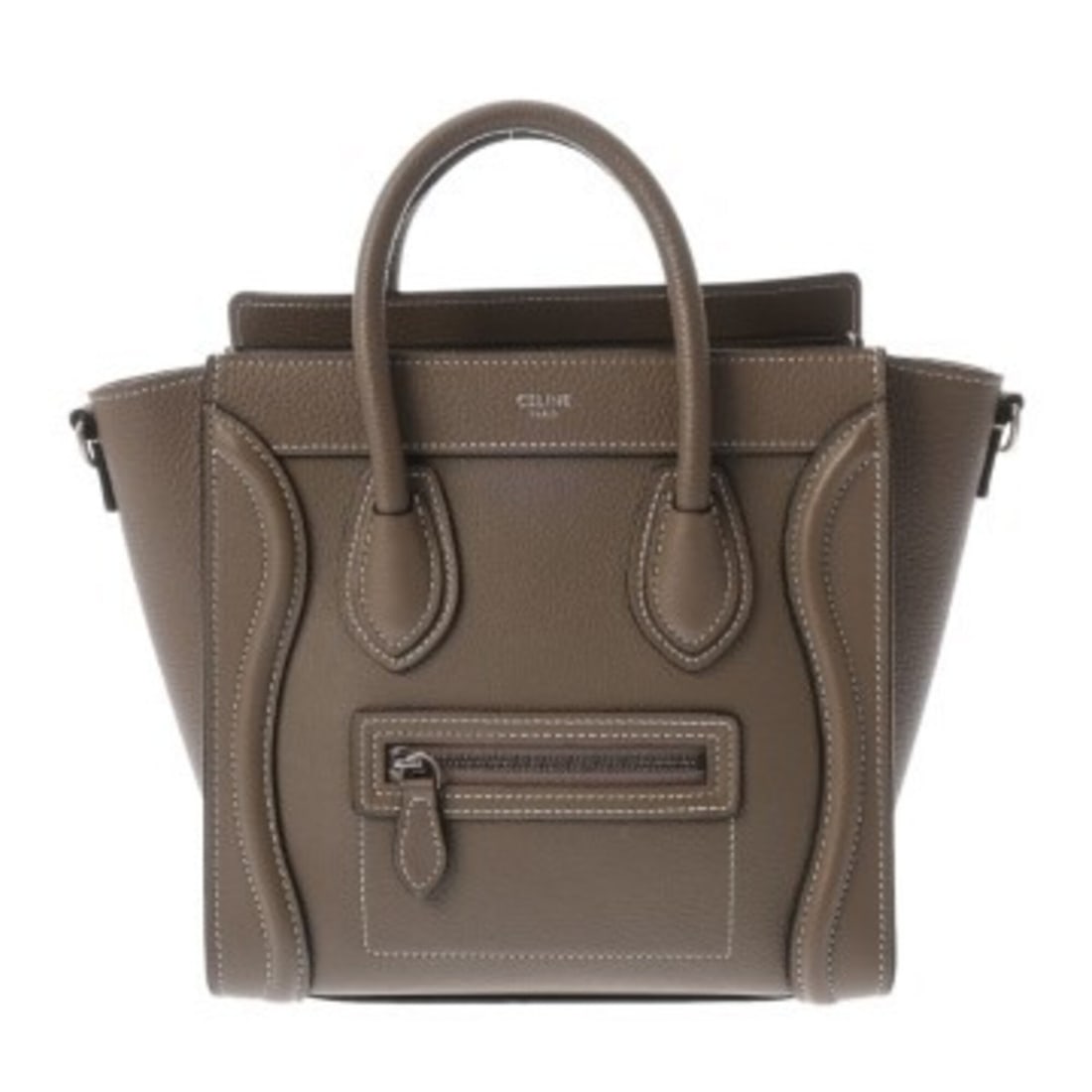 CELINE Luggage Nano 2WAY Soli 189243DRU.09SO Women's Drummed Calfskin Handbag A Rank Used Ginzo: --- Catalog ---Category: SizeSize (HxWxD): 20.5cm x 20cm x 9.5cm / 8.07'' x 7.87'' x 3.74''Category: DesignType: HandbagGender: WomenCategory: GeneralMPN: 189243DRU.09SOBrand: Celine--- Item List ---S