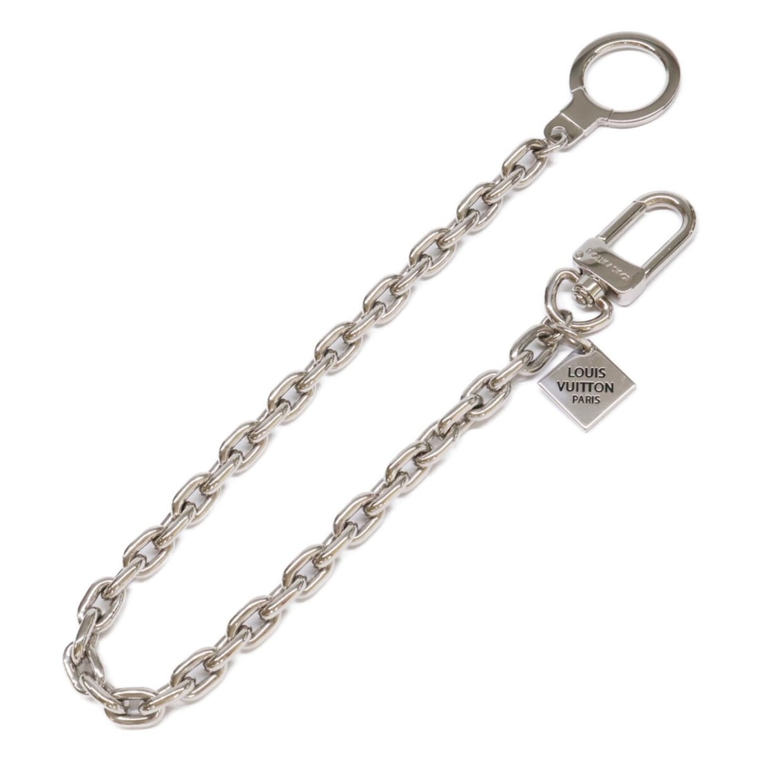 LOUIS VUITTON M65774 Chaine Ancre XL Keyring Wallet Chain Silver Men's: --- Catalog ---Category: DesignType: KeyringColor: SilverGender: MenMaterial: MetalCategory: GeneralBrand: Louis Vuitton--- Item List ---Section: ConditionRanking: Rank AB Used - Traces of usage, scra
