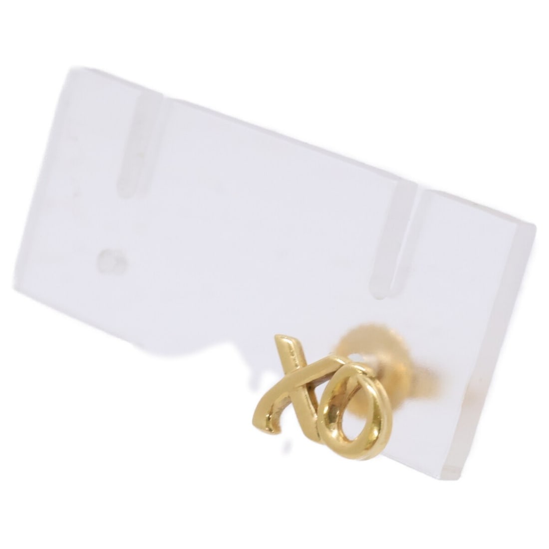 TIFFANY&Co. Tiffany AU750 Love & Kiss Single Earring, Yellow Gold, Women's: --- Catalog ---Category: SizeSize (HxWxD): 6.00mm x 9.00mm / 0.24'' x 0.35''Category: DesignType: Stud earringsColor: Yellow goldGender: WomenMaterial: Yellow gold (18K)Single earring: YesCategory: Ge