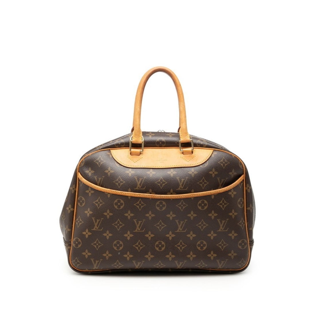Louis Vuitton Monogram Deauville Handbag M47270 Brown Leather Women's LOUIS VUITTON: --- Catalog ---Category: SizeSize (HxWxD): 26cm x 34cm x 14cm / 10.23'' x 13.38'' x 5.51''Category: DesignType: HandbagColor: Brown, MonogramGender: WomenMaterial: PVC , Leather Category: GeneralMPN: 