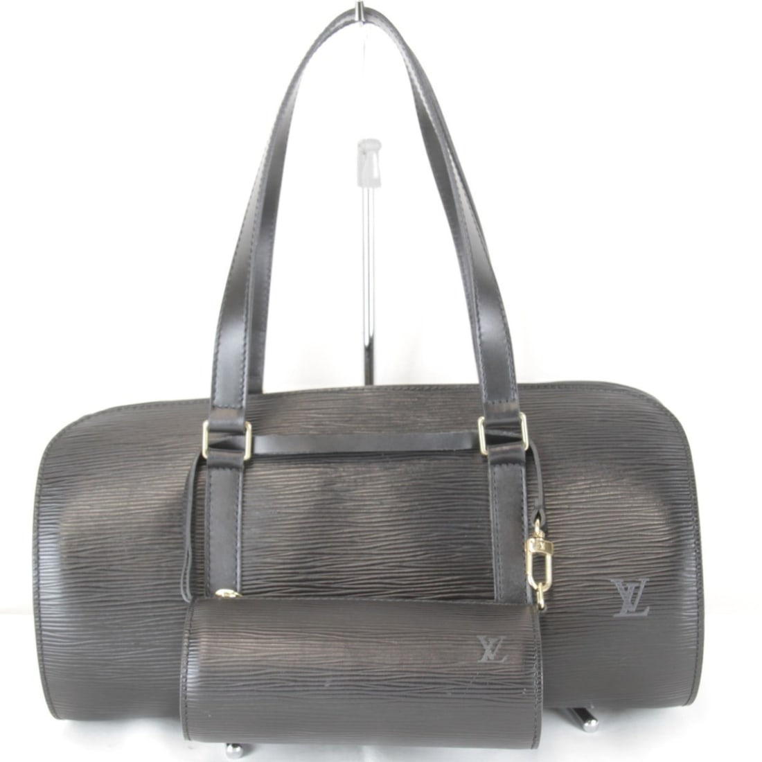 LOUIS VUITTON Soufflot M52222 Handbag, Epi Leather, Black, Women's: --- Catalog ---Category: SizeWeight: 480g / 1.05lb.Size (HxWxD): 17cm x 30cm x 14cm / 6.69'' x 11.81'' x 5.51''Handle Length: 43cm / 16.92''Category: DesignType: HandbagColor: BlackGender: WomenClosur