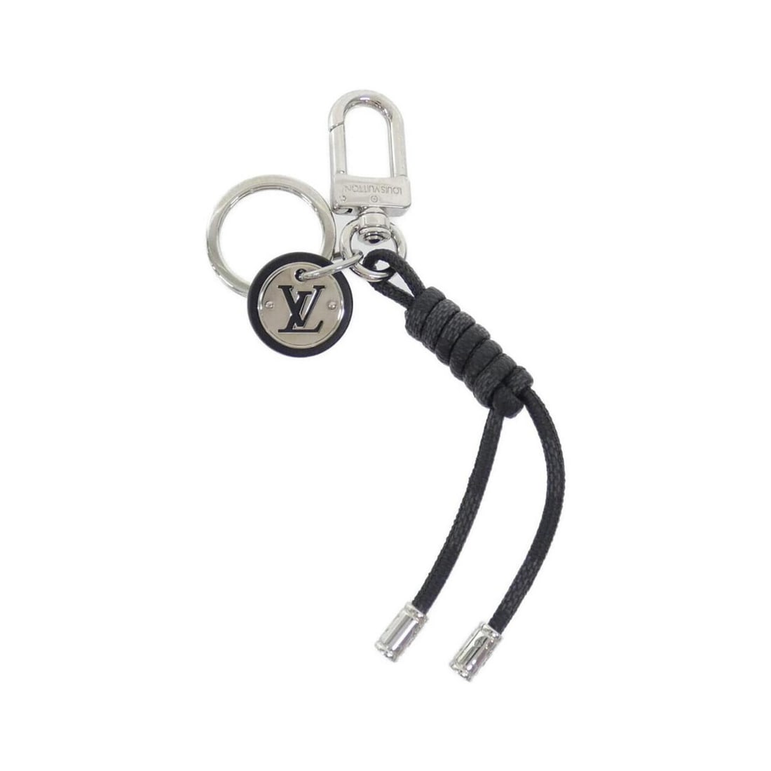 Louis Vuitton Damier Graphite Keychain Leather Rope M67224 Keyring: --- Catalog ---Category: SizeChain/Strap Length: 19cm / 7.48''Category: DesignType: KeyringColor: GraphiteGender: MenMaterial: CanvasCategory: GeneralLine: Damier GraphiteBrand: Louis Vuitton--- Item 