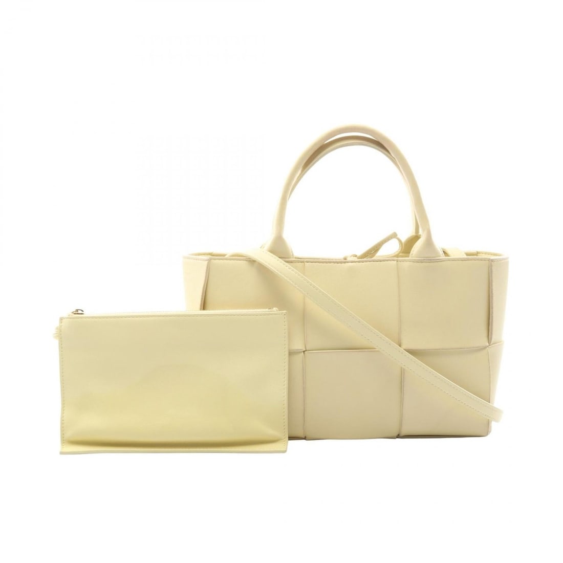Bottega Veneta Mini Arco 2-Way Tote Bag/Handbag, Leather, Women's, Yellow: --- Catalog ---Category: SizeSize (HxWxD): 16cm x 25cm x 8cm / 6.29'' x 9.84'' x 3.14''Category: DesignType: Handbag, Tote bagColor: YellowGender: WomenMaterial: Leather Category: GeneralBrand: Botteg