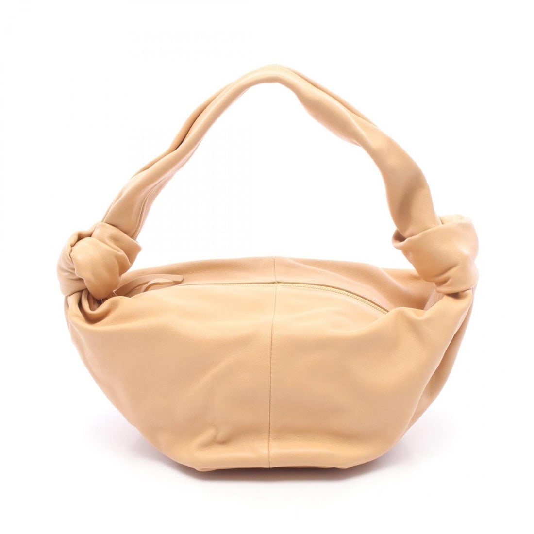 Bottega Veneta Double Knot Top Handle Handbag, Leather, Women's, Beige, 629635: --- Catalog ---Category: SizeSize (HxWxD): 14cm x 29cm x 14cm / 5.51'' x 11.41'' x 5.51''Category: DesignType: HandbagColor: BeigeGender: WomenMaterial: Leather Category: GeneralMPN: 629635Brand: Bott