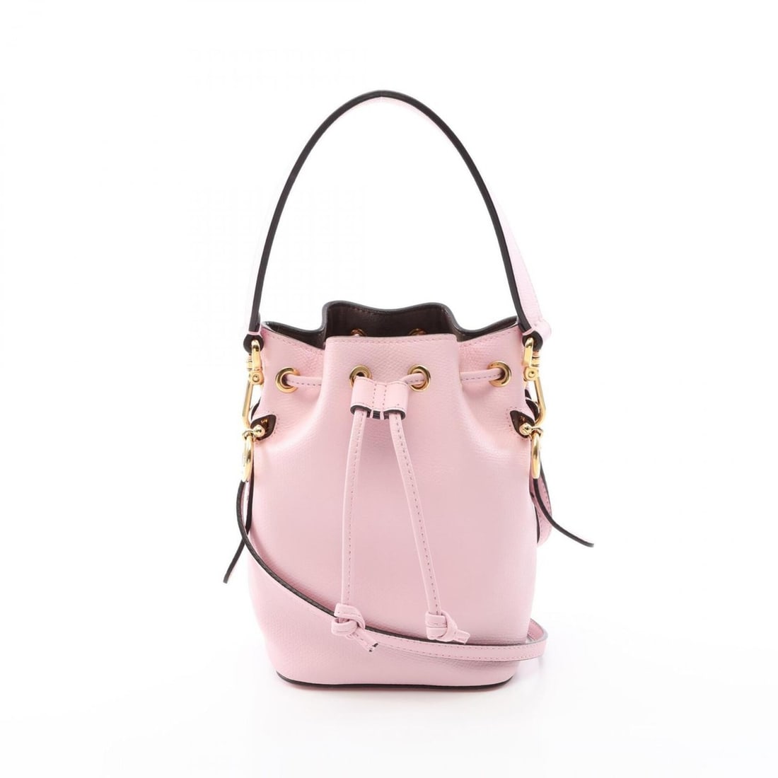 Fendi Mini Montresor Handbag, Leather, Women's, Pink (8BS010) (1 of 8)