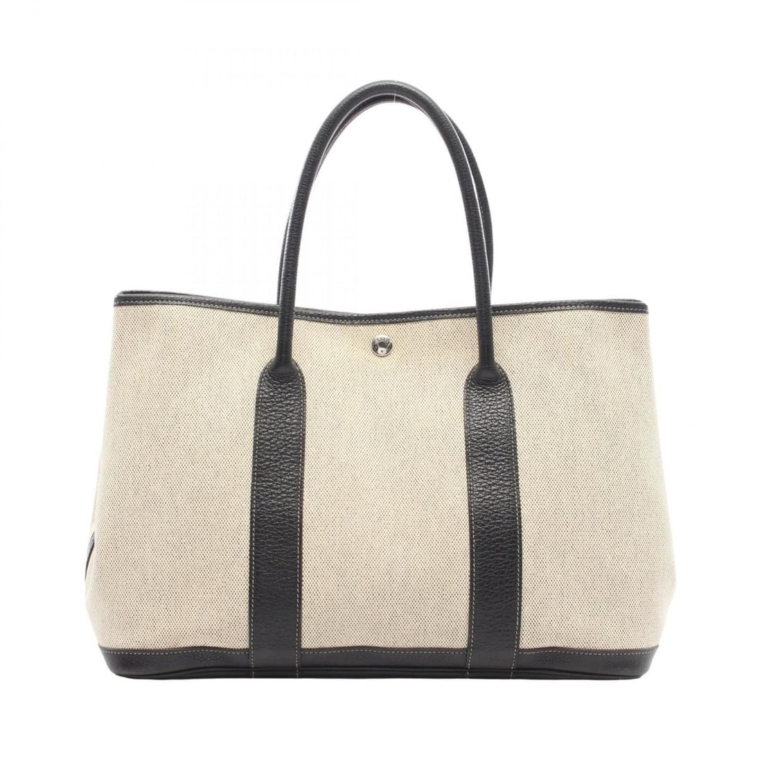 Hermes Garden Party PM Bolduc Ribbon 2006 Christmas Limited Edition Tote Bag Handbag Canvas Leather (1 of 13)