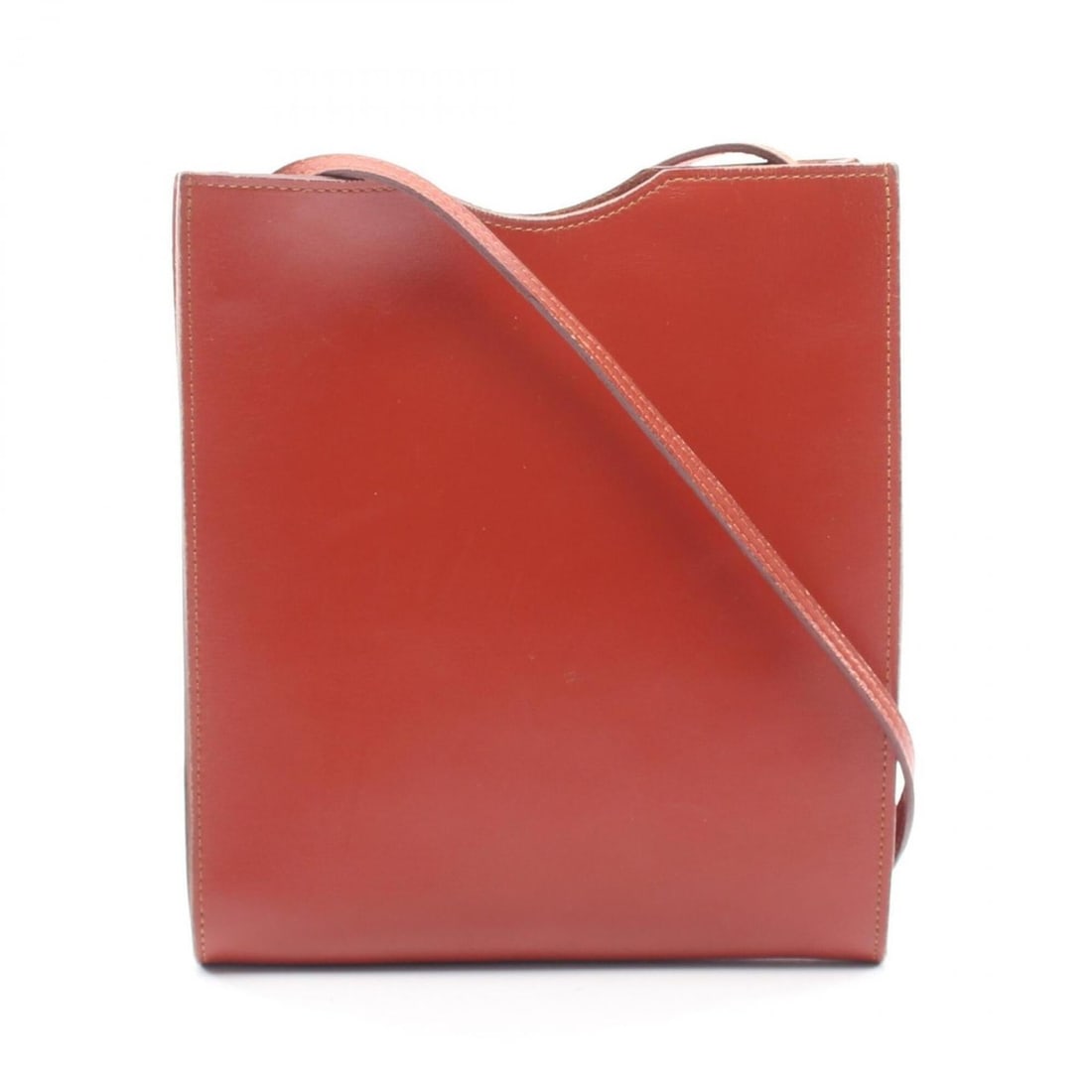 Hermes Omenitou Brick Shoulder Bag/Handbag, Calfskin (Cowhide), Box Calf Leather, Women's, Brown: --- Catalog ---Category: SizeSize (HxWxD): 19cm x 16cm x 2cm / 7.48'' x 6.29'' x 0.78''Category: DesignType: Handbag, Shoulder bagColor: Brique, BrownGender: WomenMaterial: Box calf leather Category: 