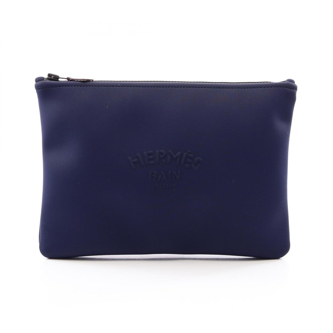 Hermes NeoBain MM Handbag Pouch Polyamide Neoprene Women's Navy H104312M 01: --- Catalog ---Category: SizeSize (HxWxD): 20cm x 28cm / 7.87'' x 11.02''Category: DesignType: Handbag, PouchColor: NavyGender: WomenMaterial: Neoprene Category: GeneralMPN: H104312M 01Brand: Hermes--