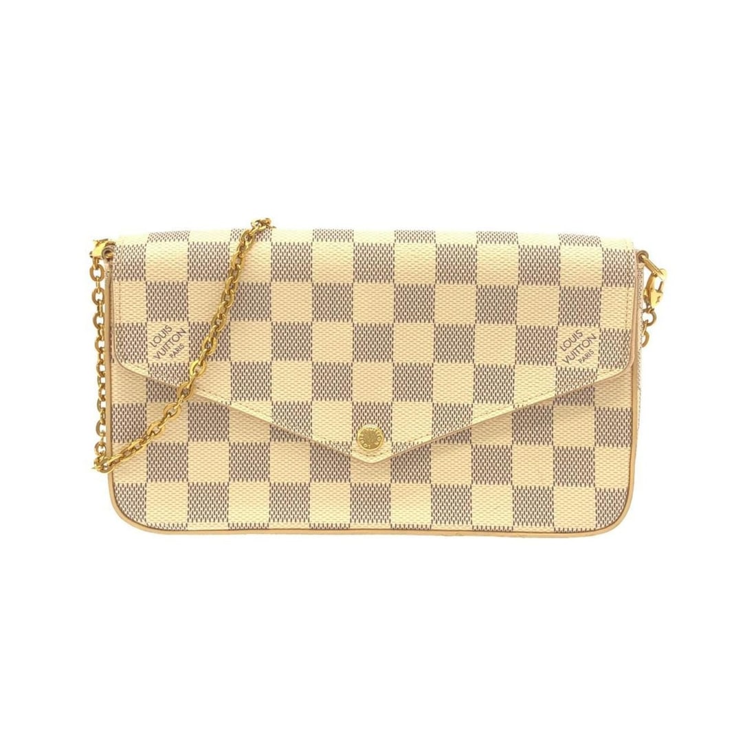 Louis Vuitton Damier Azur Pochette Felicie N63106 Shoulder Bag: --- Catalog ---Category: SizeSize (HxWxD): 12cm x 21cm x 3cm / 4.72'' x 8.26'' x 1.18''Category: DesignType: Pochette, Shoulder bagColor: Azur, Beige, WhiteGender: Women,MenMaterial: Coated canvas Cat
