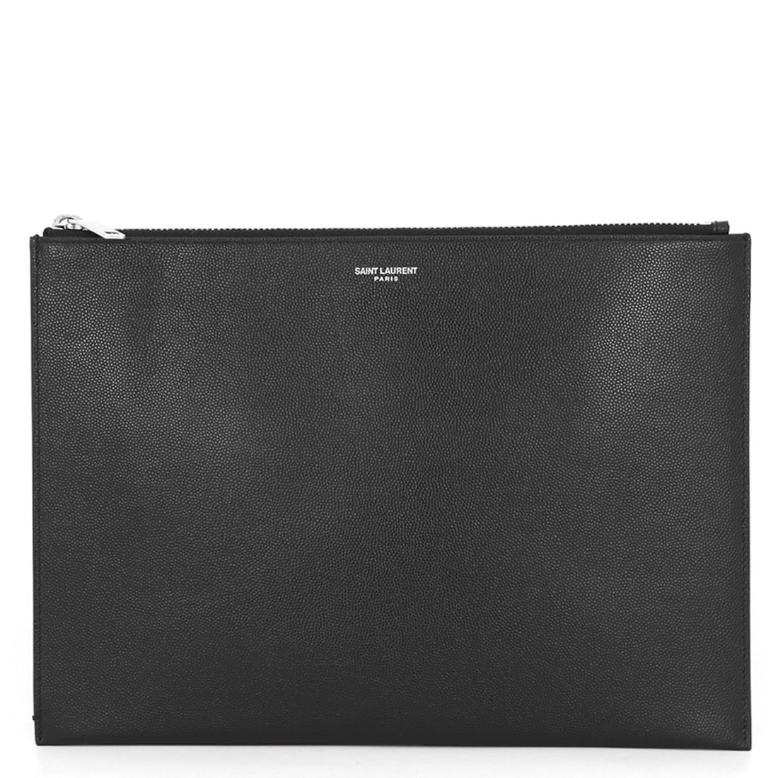 Yves Saint Laurent Saint Laurent Paris Clutch Bag Mini Zip Tablet Sleeve Leather 397294 SAINT: --- Catalog ---Category: SizeSize (HxWxD): 20.5cm x 29cm x 1.5cm / 8.07'' x 11.41'' x 0.59''Category: DesignType: Clutch bagColor: BlackGender: MenMaterial: Leather Category: GeneralBrand: Yves Saint 