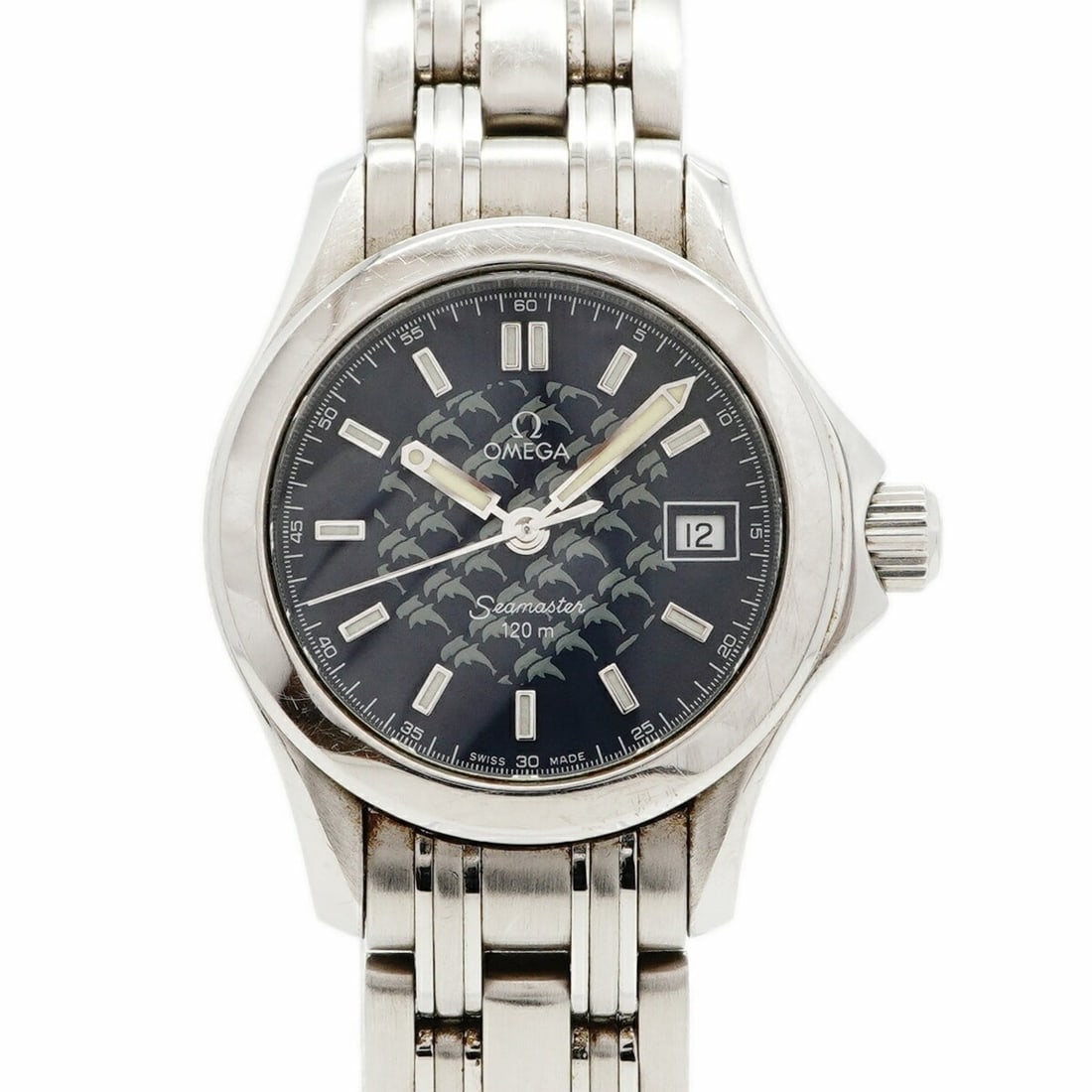 Omega Seamaster Jacques Mayol 2002 2588.80 Blue Dial Women's Watch: --- Catalog ---Category: SizeWrist Size: 16cm / 6.29''Case Diameter: 26.6mm / 1.05''Category: DesignType: WristwatchGender: WomenColor (Dial): BlueMaterial (Band): Stainless steelCategory: GeneralMPN: