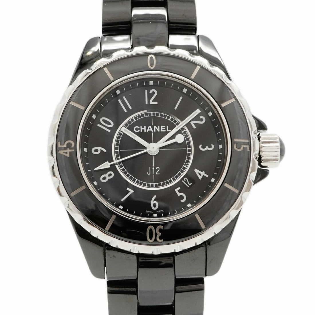 Chanel J12 H0682 Black Dial Women's Watch: --- Catalog ---Category: SizeWrist Size: 13.5cm / 5.31''Case Diameter: 34mm / 1.34''Category: DesignType: WristwatchGender: WomenColor (Dial): BlackMaterial (Band): CeramicCategory: GeneralMPN: H0682B
