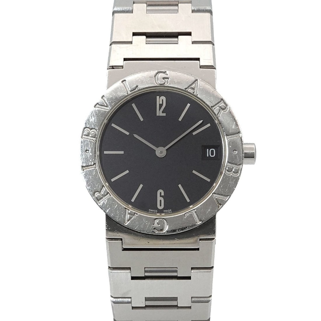 BVLGARI BB30SS Boys' Watch Date Black Quartz: --- Catalog ---Category: SizeWrist Size: 15cm / 5.9''Case Diameter: 30mm / 1.18''Category: DesignType: WristwatchGender: BoysColor (Dial): BlackMaterial (Band): Stainless steelMaterial (Case): Stainle