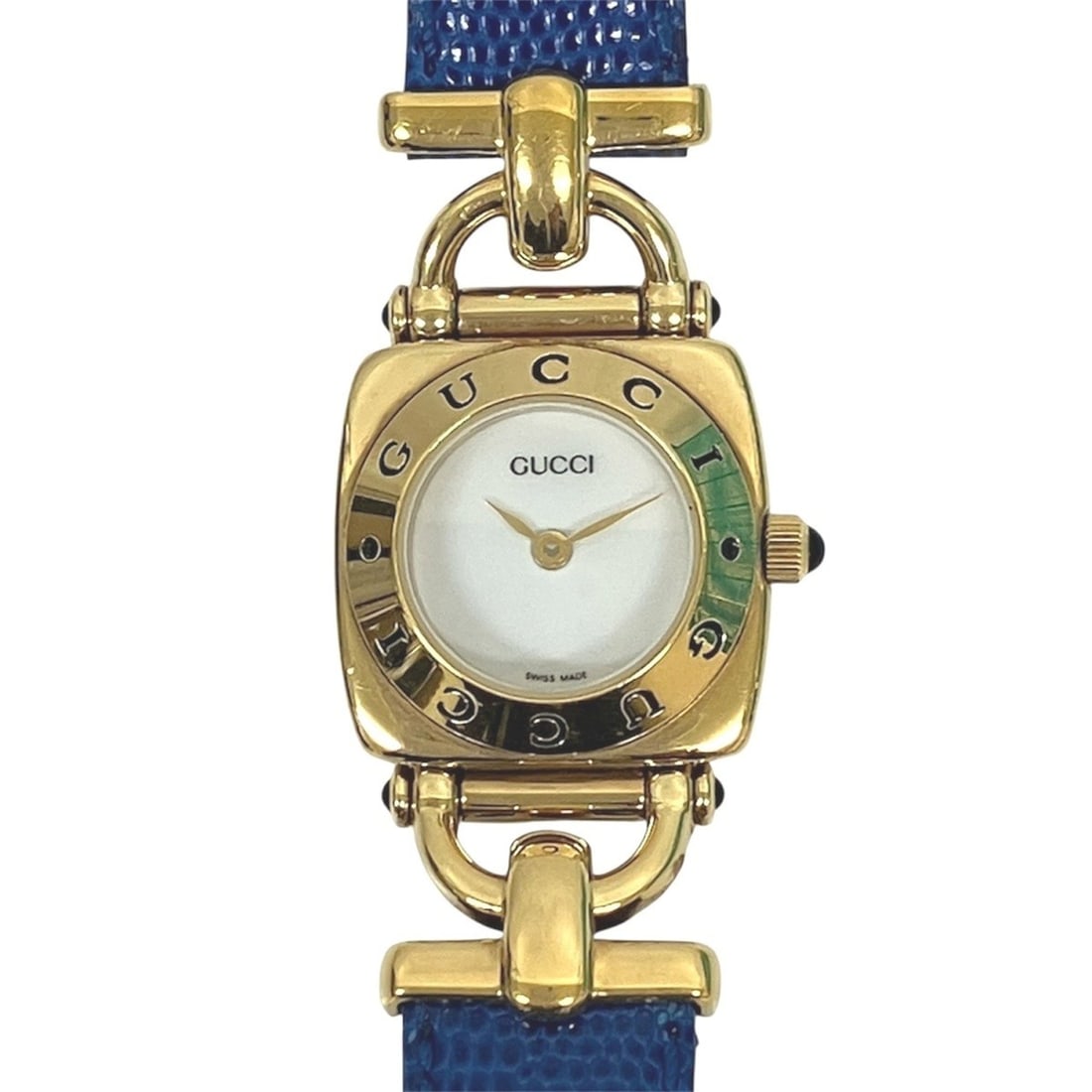 Gucci GUCCI watch, total weight 24g, stainless steel, genuine leather strap, quartz movement, white: --- Catalog ---Category: SizeWrist Size: 16cm - 18.5cm / 6.29'' - 7.28''Case Diameter: 21mm / 0.83''Category: DesignType: WristwatchGender: Women,MenColor (Dial): WhiteMaterial (Band): LeatherMaterial