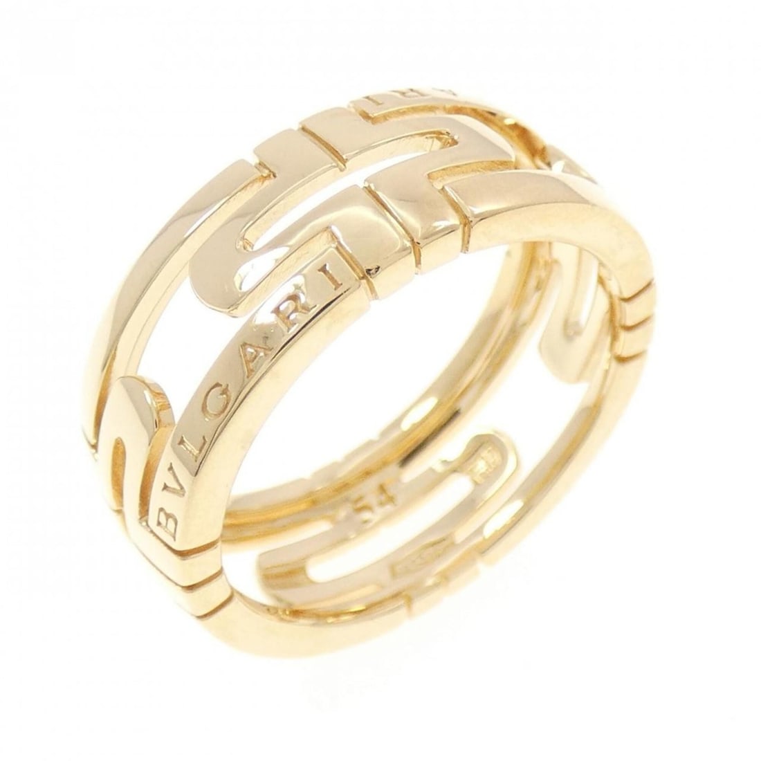Bvlgari Parentesi Small Ring: --- Catalog ---Category: SizeJP Size: 13US Size: 6.5Category: DesignType: Band ringGender: WomenMaterial: Yellow gold (18K)Category: GeneralBrand: Bvlgari--- Item List ---Section: ConditionRanking: Ra