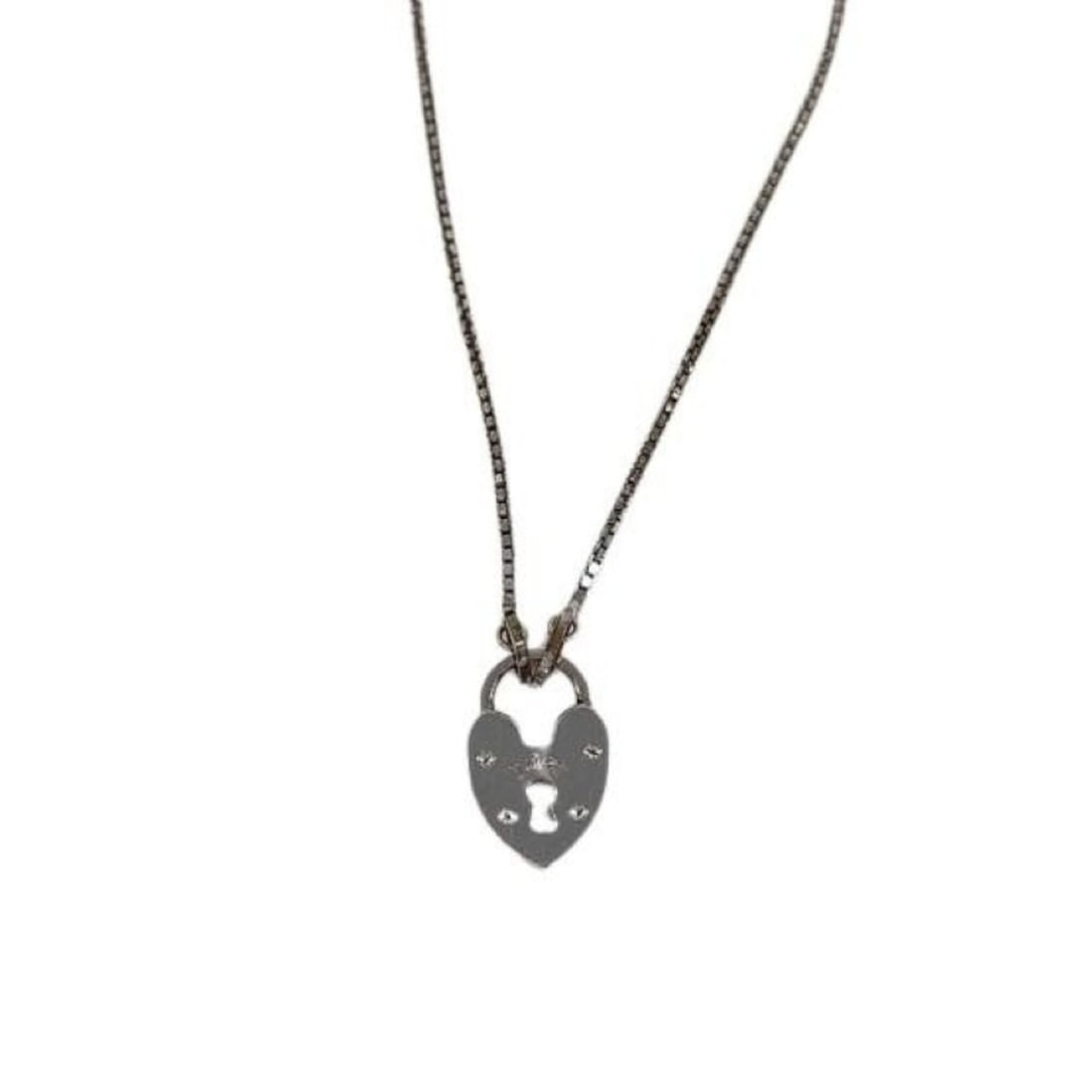 Christian Dior Heart Lock Necklace for Women, Venetian Chain: --- Catalog ---Category: SizePendant Size: 18mm x 11mm / 0.7'' x 0.43''Neck Circumference: 45 cm / 17.71''Category: DesignGender: WomenPendant Type: PendantNecklace Type: NecklaceCategory: GeneralBran