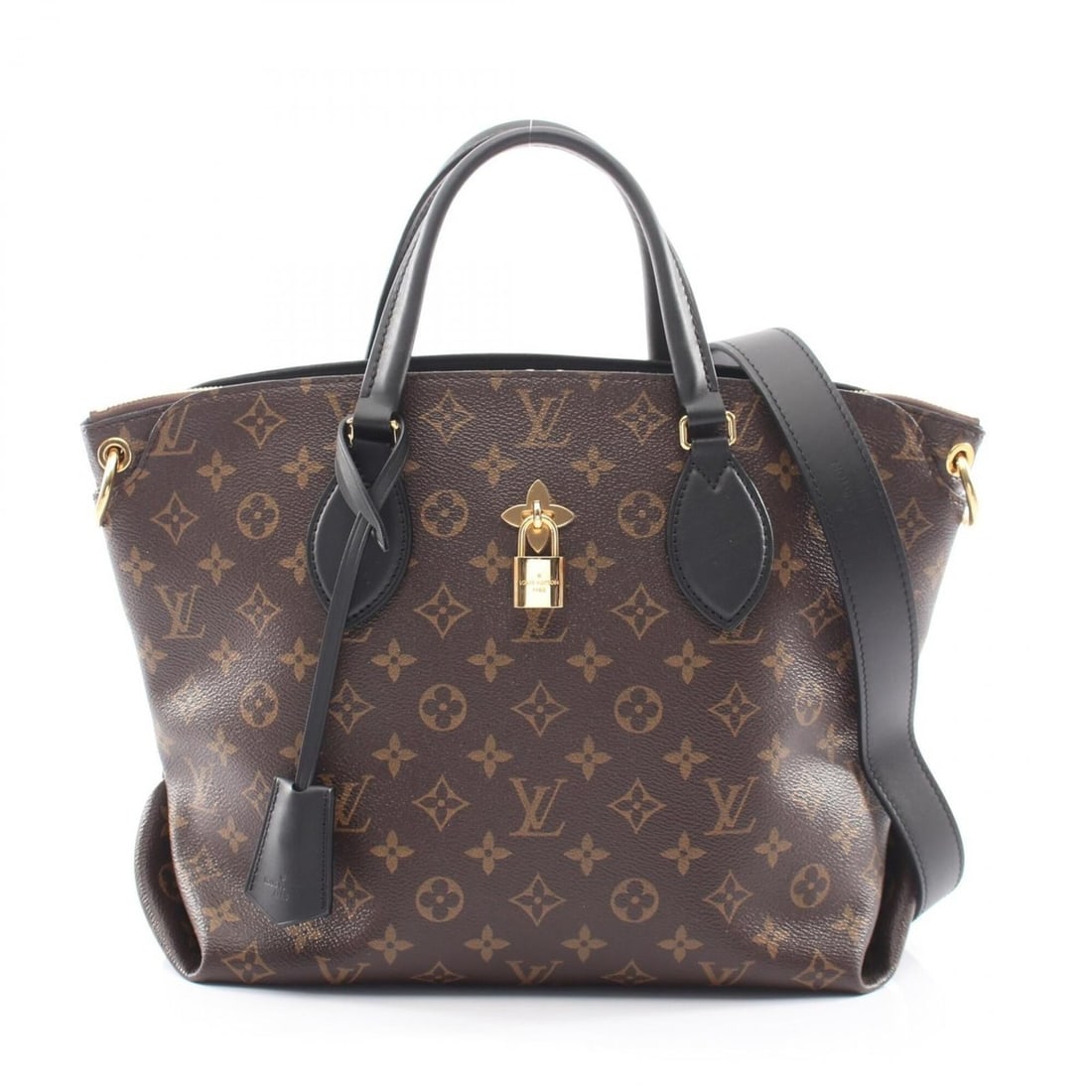 Louis Vuitton Flower Zipped Tote MM 2-Way Bag/Handbag, Coated Canvas and Leather, Monogram Pattern,: --- Catalog ---Category: SizeSize (HxWxD): 27cm x 30cm x 12cm / 10.62'' x 11.81'' x 4.72''Category: DesignType: Handbag, Tote bagColor: Black, Brown, MonogramGender: WomenMaterial: Coated canvas Categ