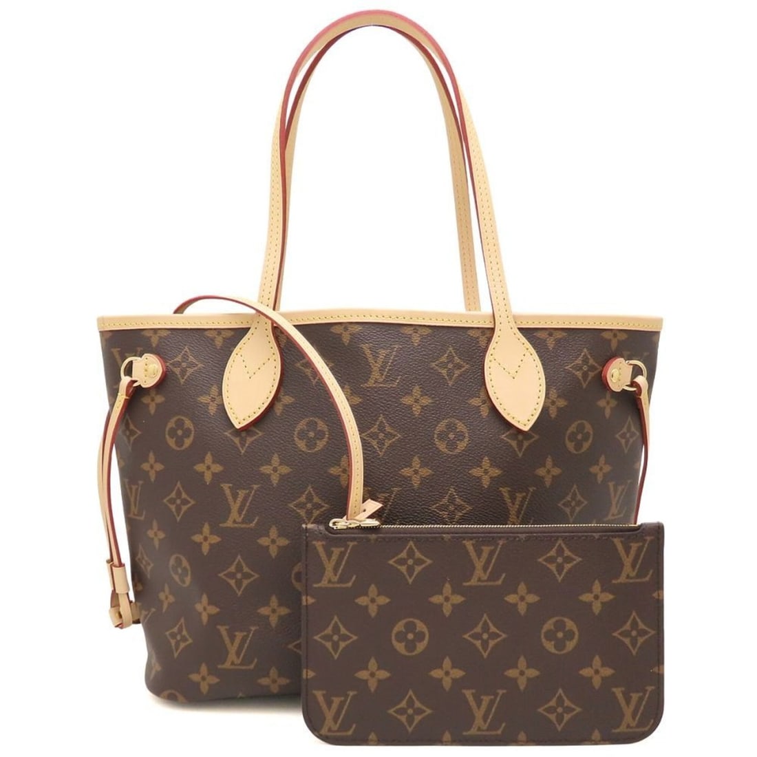 LOUIS VUITTON Louis Vuitton Monogram Neverfull PM M46979 Tote Bag Brown Women's 353342 (1 of 14)