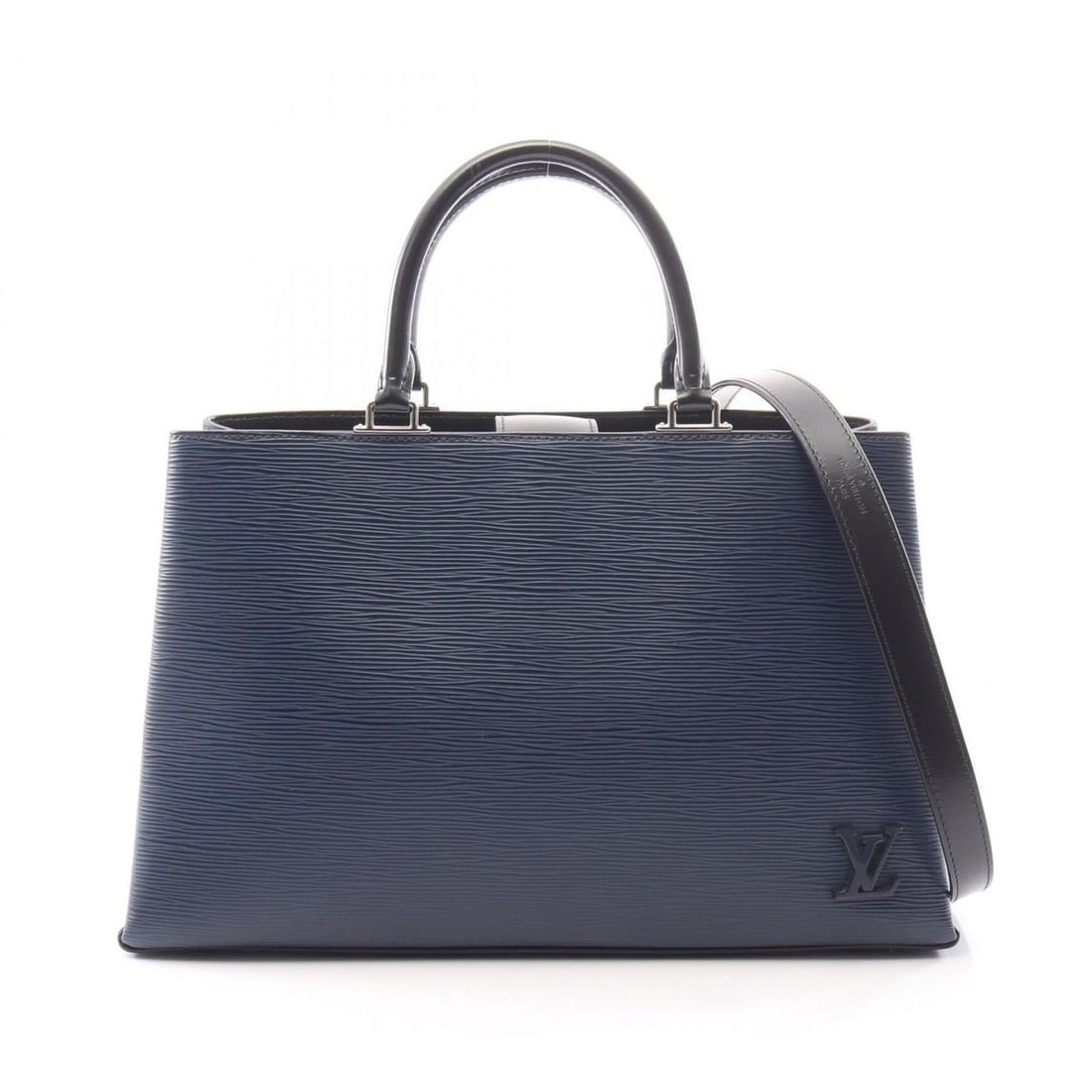 Louis Vuitton LOUIS VUITTON Cléber MM 2-Way Tote Bag Handbag Leather Epi Women's Navy/Black M51328: --- Catalog ---Category: SizeSize (HxWxD): 23cm x 37cm x 12cm / 9.05'' x 14.56'' x 4.72''Category: DesignType: Handbag, Tote bagColor: Black, NavyGender: WomenMaterial: Leather Category: GeneralMPN: M
