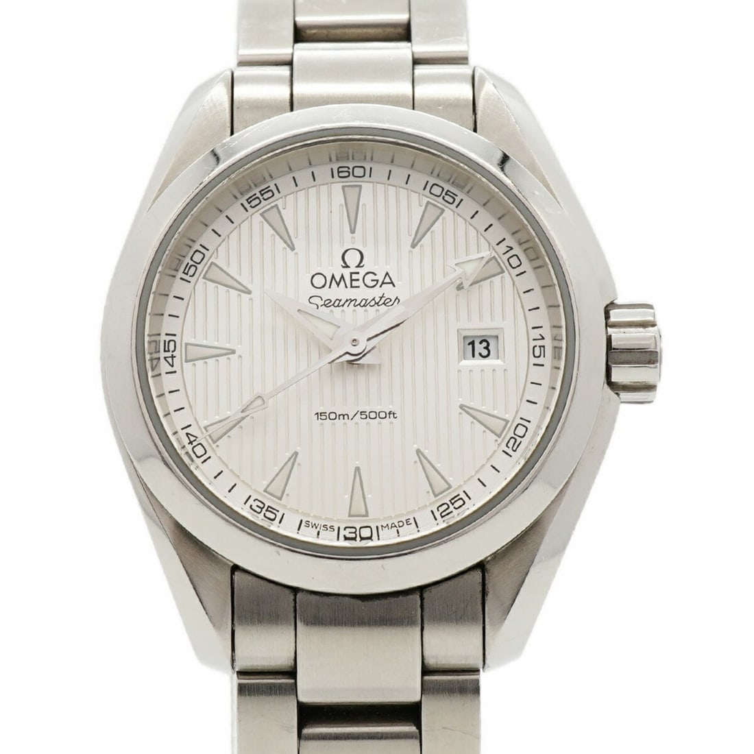 Omega Seamaster Aqua Terra 231.10.30.60.02.001 Silver Dial Women's Watch: --- Catalog ---Category: SizeWrist Size: 15.5cm / 6.1''Case Diameter: 29.7mm / 1.17''Category: DesignType: WristwatchGender: WomenColor (Dial): SilverMaterial (Band): Stainless steelCategory: GeneralM