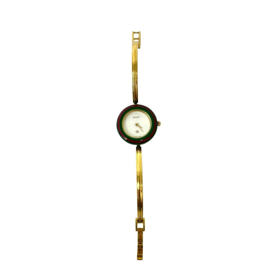 GUCCI Vintage Changeable Bezel Sherry Line GP Quartz Wristwatch Gold 34640: --- Catalog ---Category: SizeWrist Size: 16.5cm / 6.49''Case Diameter: 25mm / 0.98''Category: DesignType: WristwatchGender: Women,MenMaterial (Band): Gold platedMaterial (Case): Gold platedCategory: G