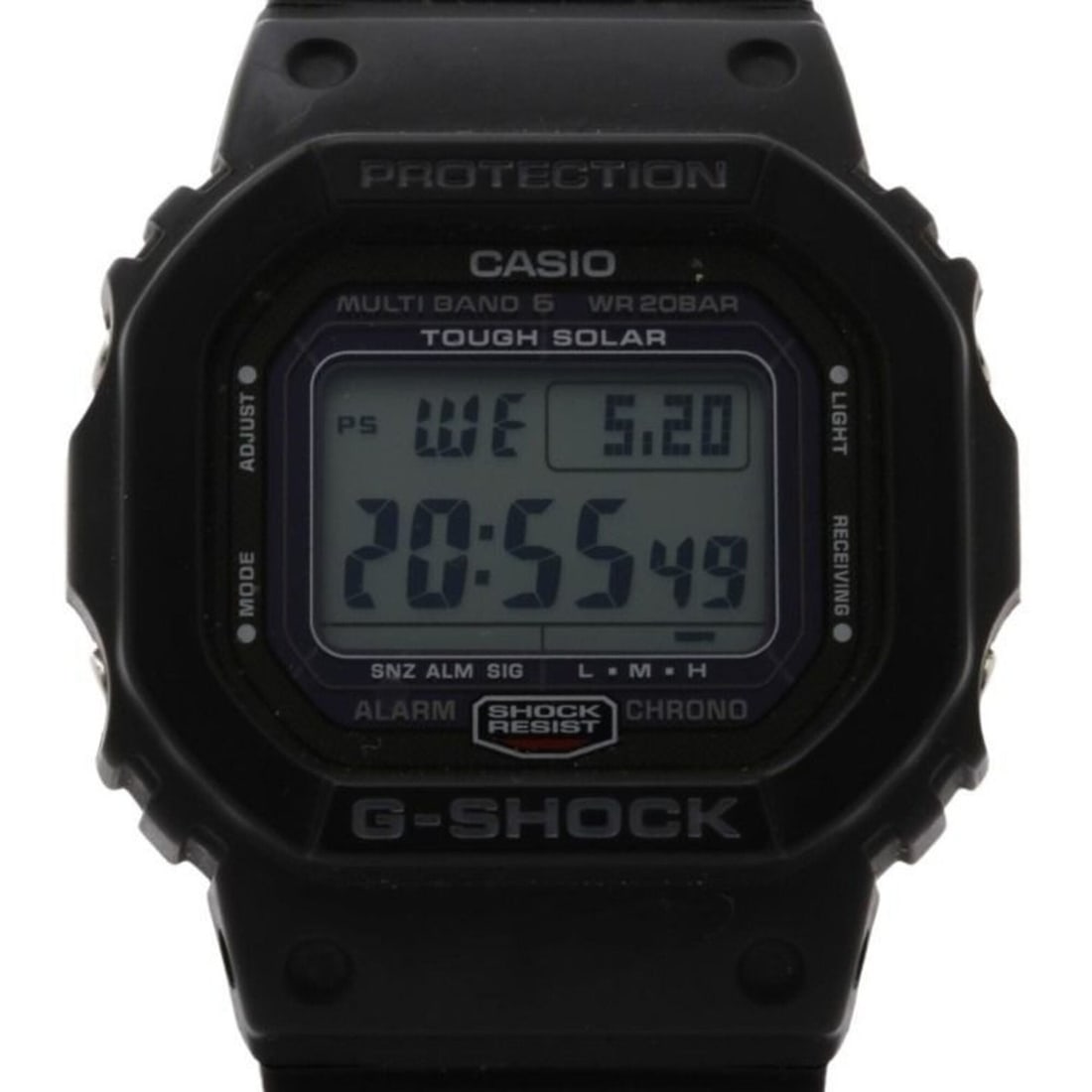 CASIO G-SHOCK DIGITAL 5000 SERIES GW-5000-1JF Black Stainless Steel/Resin Men's Watch: --- Catalog ---Category: SizeWrist Size: 20cm / 7.87''Case Diameter: 42.8mm / 1.69''Category: DesignType: WristwatchGender: MenColor (Dial): BlackMaterial (Band): Stainless steelMaterial (Case): Stain