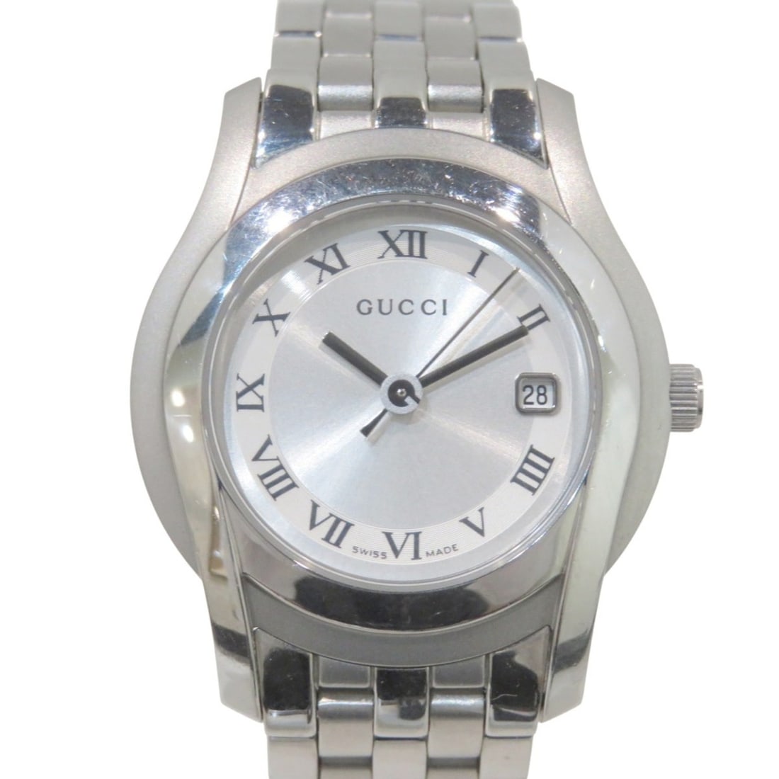 Gucci Classic G-Class Watch, Total Weight 62g, Stainless Steel, Quartz Movement, Silver Dial,: --- Catalog ---Category: SizeWrist Size: 17cm / 6.69''Case Diameter: 27mm / 1.06''Category: DesignType: WristwatchGender: MenColor (Dial): SilverMaterial (Band): Stainless steelMaterial (Case): Stainl