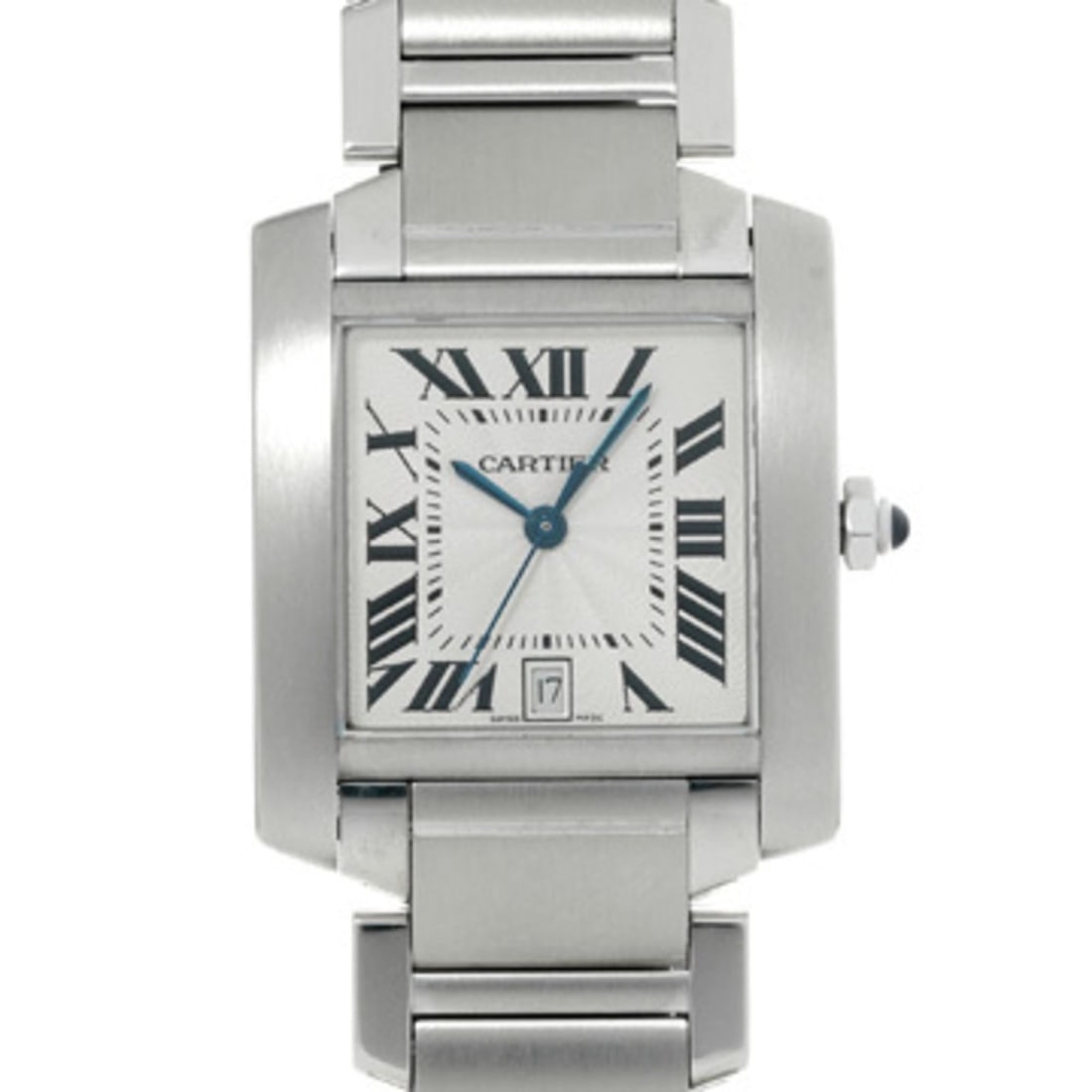 Cartier Tank Française LM W51002Q3 Silver Men's Automatic Watch (Pre-owned) - Ginzo: --- Catalog ---Category: SizeWrist Size: 20cm / 7.87''Case Diameter: 28mm / 1.1''Category: DesignType: WristwatchGender: MenColor (Dial): SilverMaterial (Band): Stainless steelMaterial (Case): Stainle