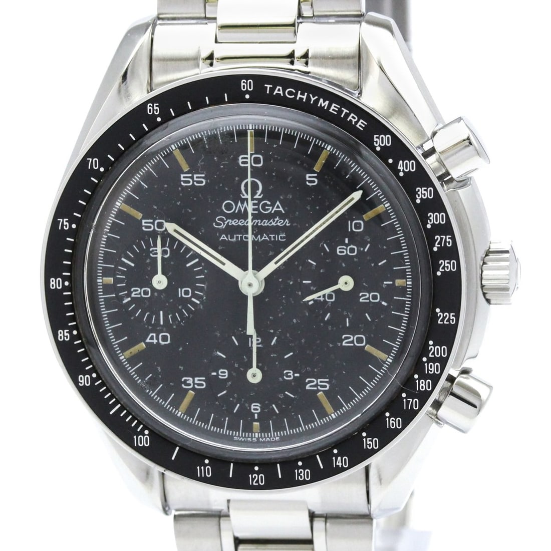 OMEGA Speedmaster Automatic Steel Mens Watch 3510.50 Polished: --- Catalog ---Category: SizeCase Diameter: 39mm / 1.54''Category: DesignType: WristwatchStyle: SportGender: MenColor (Dial): BlackMaterial (Band): Stainless steelMaterial (Case): Stainless steelCateg