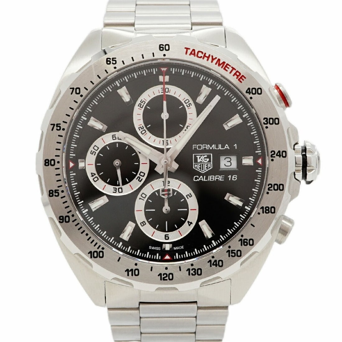 TAG Heuer Formula 1 CAZ2010 Black Dial Men's Watch: --- Catalog ---Category: SizeWrist Size: 14.5cm / 5.7''Case Diameter: 44mm / 1.73''Category: DesignType: WristwatchGender: MenColor (Dial): BlackMaterial (Band): Stainless steelCategory: GeneralMPN: C