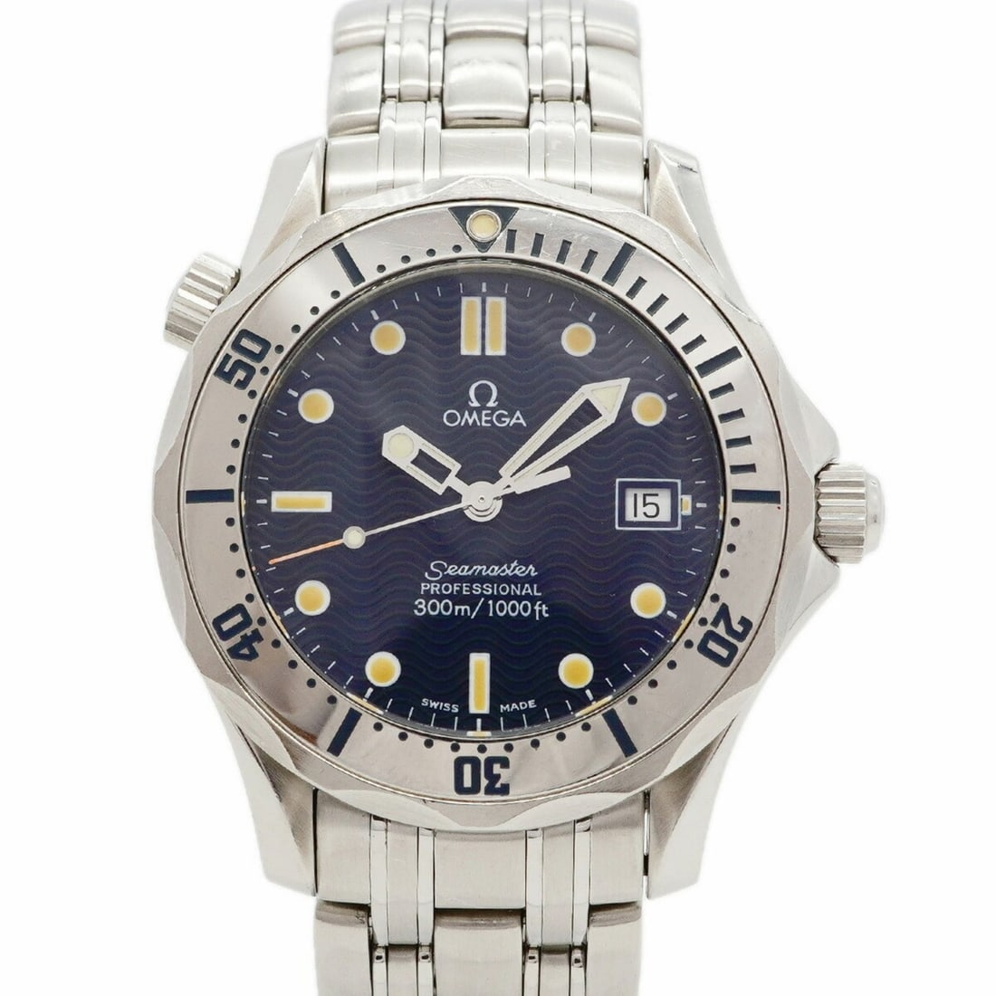 Omega Seamaster 2562.80 Navy Dial Watch (Boys' Size): --- Catalog ---Category: SizeWrist Size: 16cm / 6.29''Case Diameter: 36mm / 1.42''Category: DesignType: WristwatchGender: BoysColor (Dial): NavyMaterial (Band): Stainless steelCategory: GeneralMPN: 25
