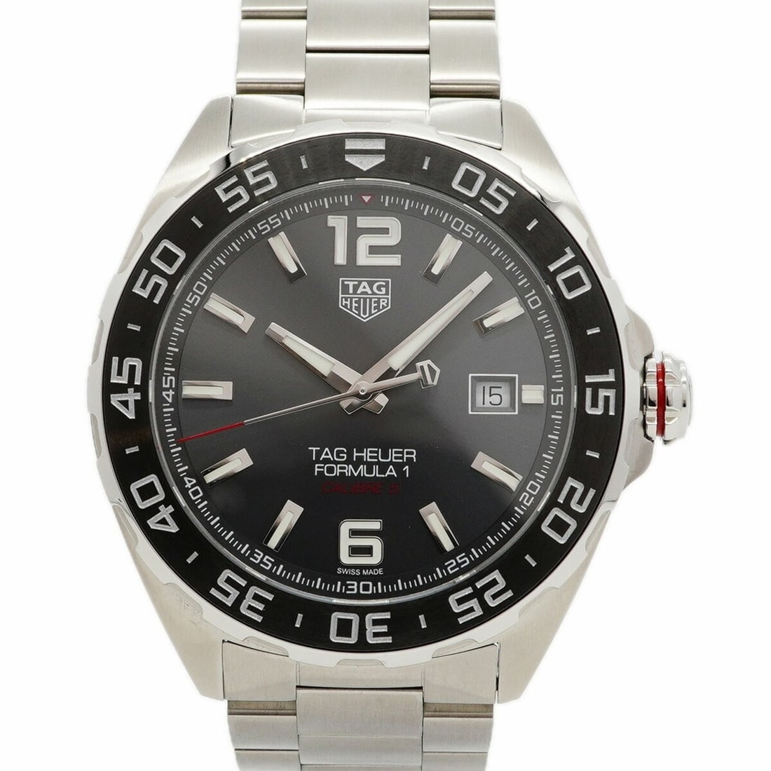 TAG Heuer Formula 1 WAZ2011 Gray Dial Men's Watch: --- Catalog ---Category: SizeWrist Size: 18cm / 7.08''Case Diameter: 43mm / 1.69''Category: DesignType: WristwatchGender: MenColor (Dial): GrayMaterial (Band): Stainless steelCategory: GeneralMPN: WAZ