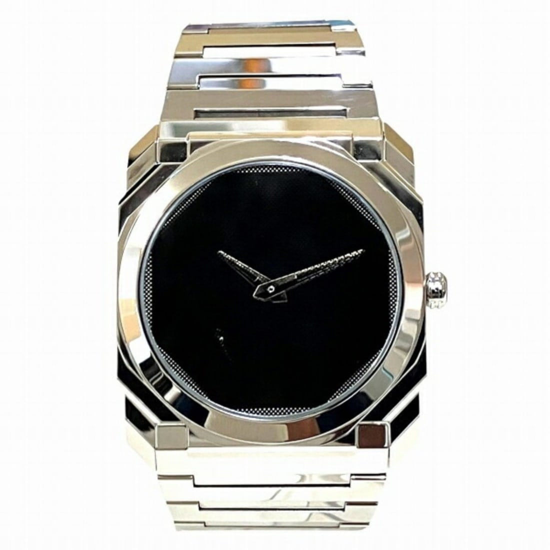 Bulgari Octo Finissimo Kazuyo Sejima Limited Edition Watch, Total Weight 114g, Stainless Steel,: --- Catalog ---Category: SizeWrist Size: 15cm / 5.9''Case Diameter: 40mm / 1.57''Category: DesignType: WristwatchGender: Men,WomenColor (Dial): BlackMaterial (Band): Stainless steelMaterial (Case): St