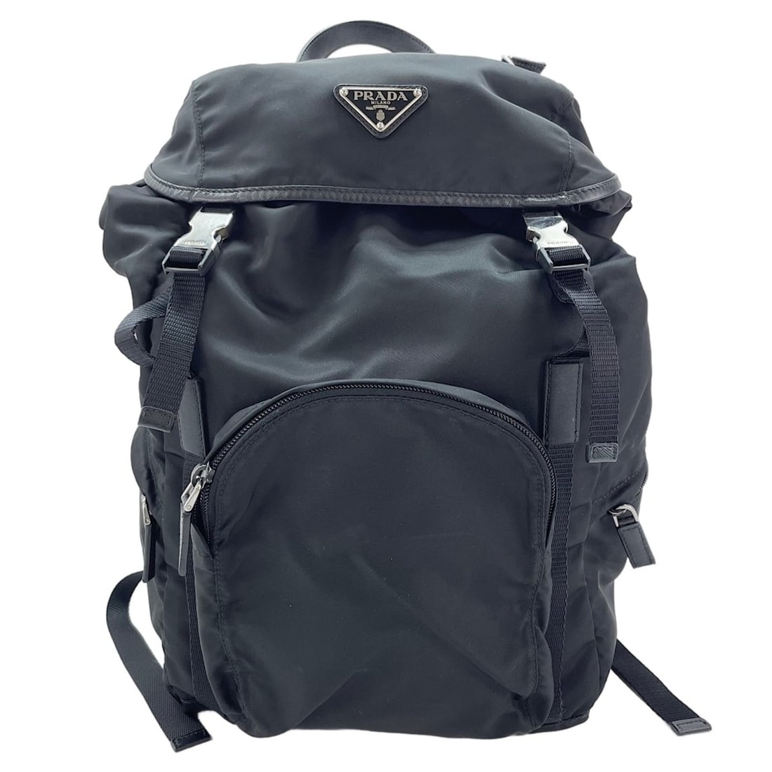 Prada backpack, black (1 of 10)