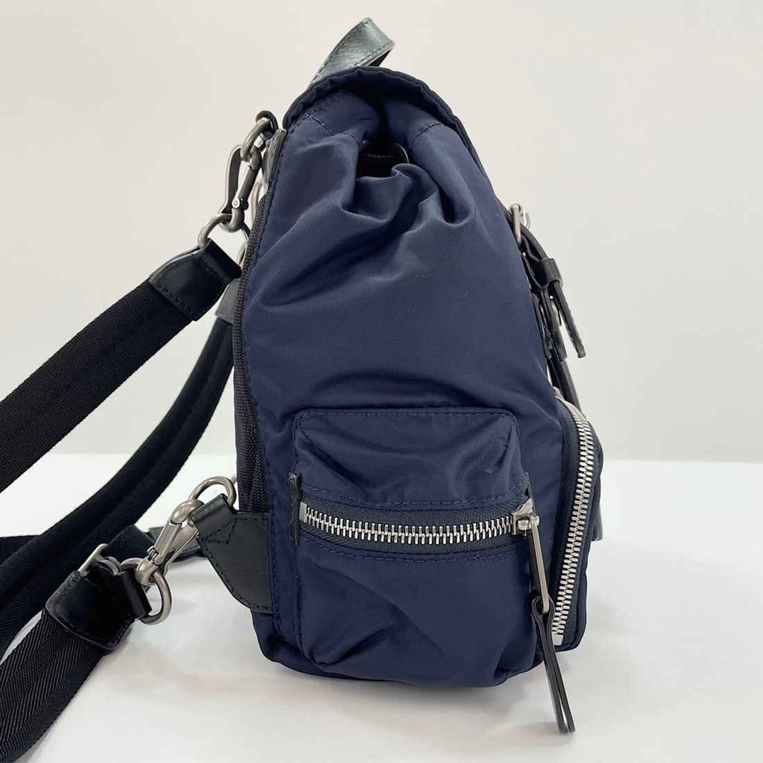 Burberry Small Backpack, Navy - 6