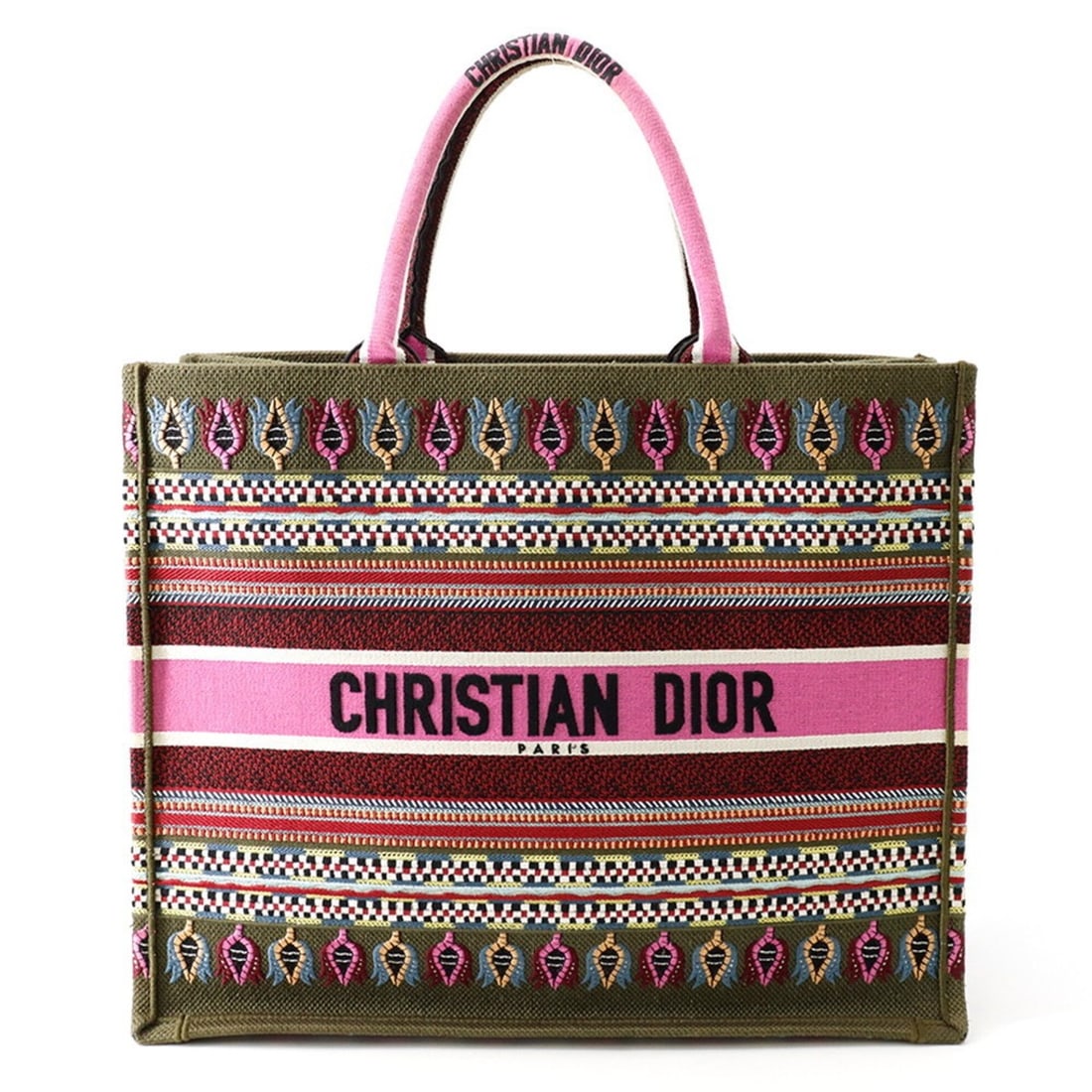 Christian Dior Tote Bag, Botanical Print, Book Tote, Large, Canvas, M1286ZJOV, Handbag, Women's,: --- Catalog ---Category: SizeSize (HxWxD): 33.5cm x 42cm x 17.5cm / 13.18'' x 16.53'' x 6.88''Category: DesignType: Tote bagColor: Khaki, Multi-color, PurpleGender: WomenMaterial: Canvas Category: Gen