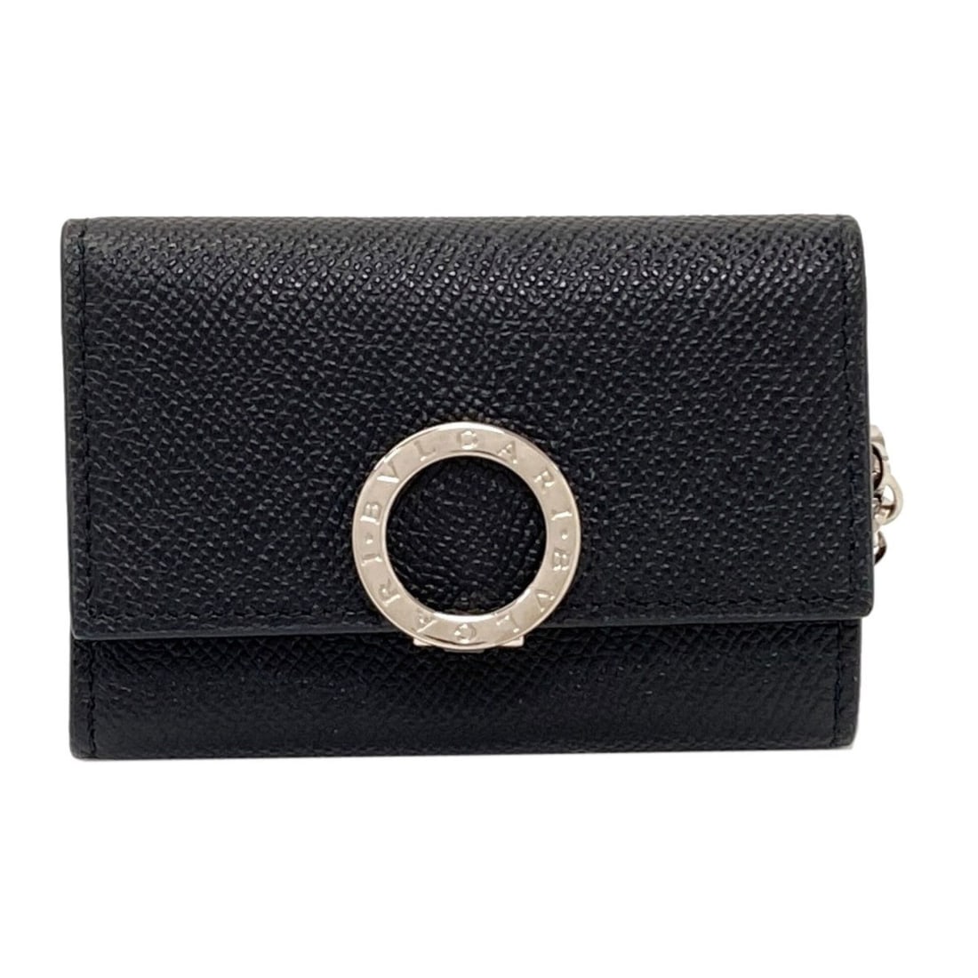 BVLGARI Key Case Leather Women's: --- Catalog ---Category: DesignType: KeycaseColor: BlackGender: WomenMaterial: Leather Category: GeneralBrand: BvlgariCategory: Physical PropertiesSize (HxWxD): 10cm x 6.5cm x 1.5cm / 3.93'' x 2.55'' 